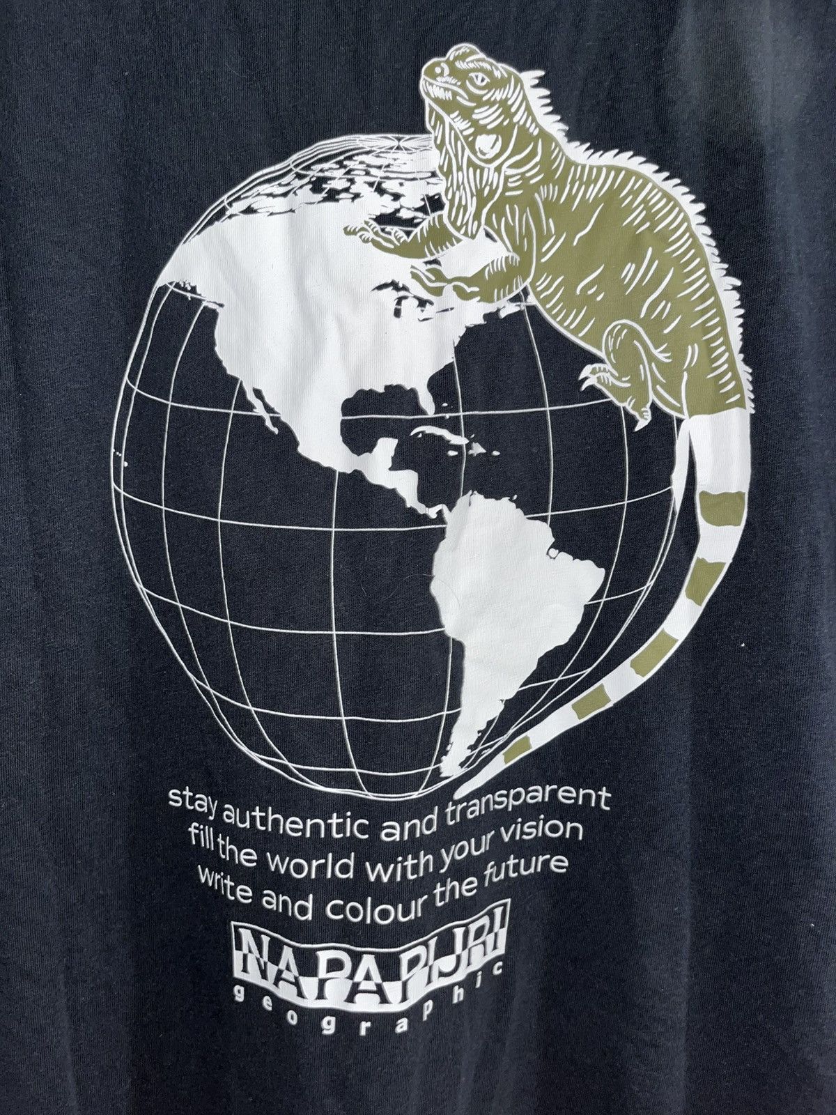Napapijri Napa Geographic Iguana Tee Size US M / EU 48-50 / 2 - 3 Thumbnail