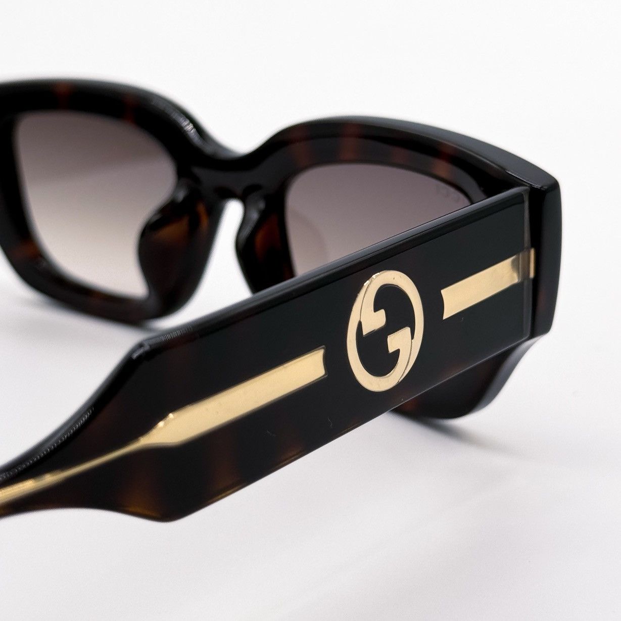Gucci NEW GUCCI GG1558SK 002 SQUARE HAVANA BROWN WOMEN SUNGLASSES Size ONE SIZE - 7 Thumbnail