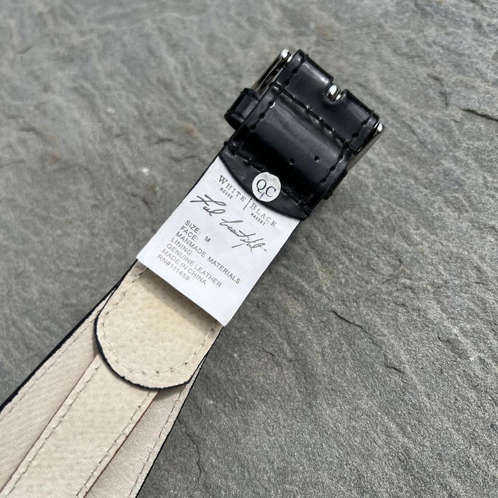 White House Black Market Black and Tan Triple Braid Belt Size ONE SIZE - 4 Thumbnail