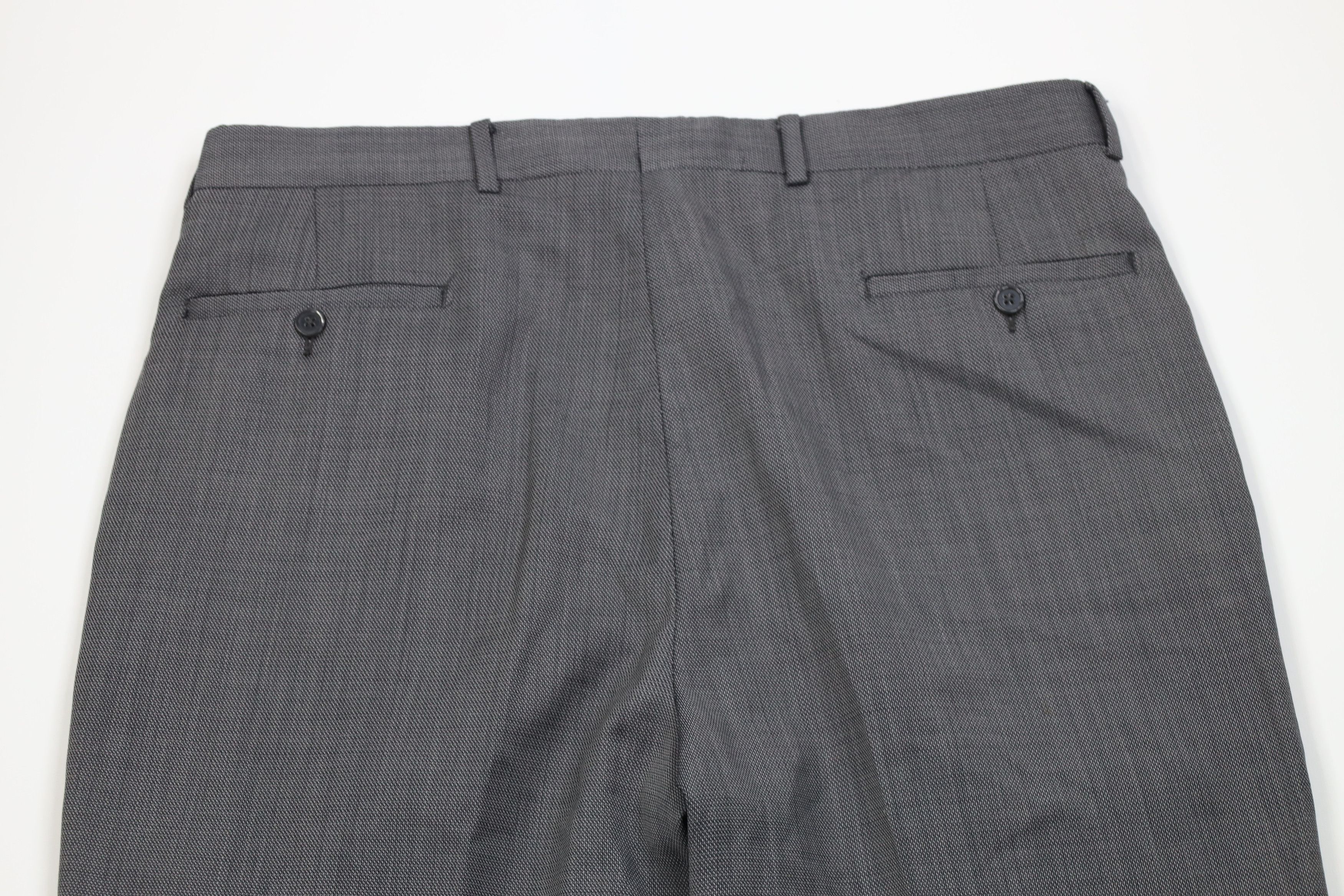 Vintage Vintage Streetwear 140s Wool Blend Wide Leg Chino Pants Size US 36 / EU 52 - 11 Thumbnail