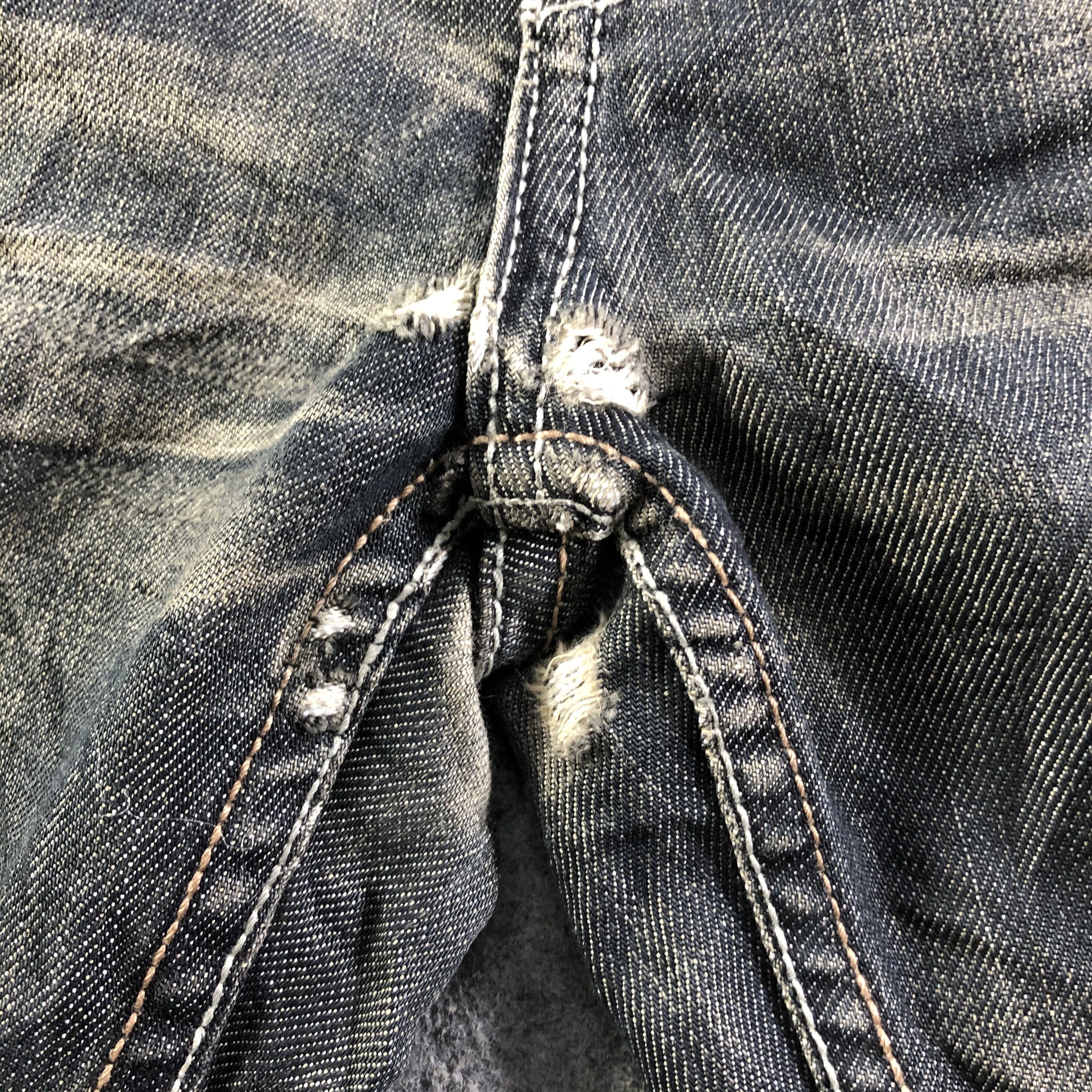 Japanese Brand Vintage Die Boo Lu Jeans-J4544 Size US 34 / EU 50 - 9 Thumbnail