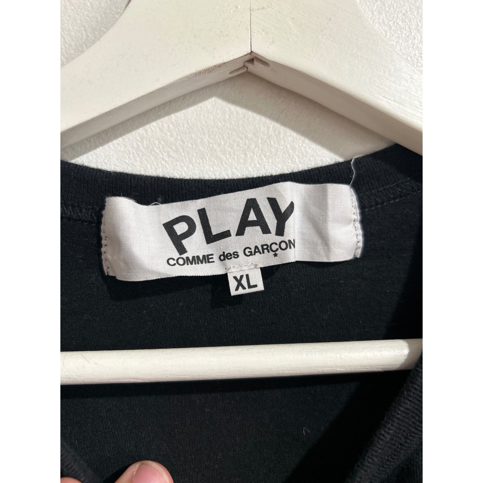 CDG by Comme des Garcons COMME DE GARCONS CDG PLAY SMALL HEART LOGO TEE SIZE XL USED Size US XL / EU 56 / 4 - 2 Thumbnail