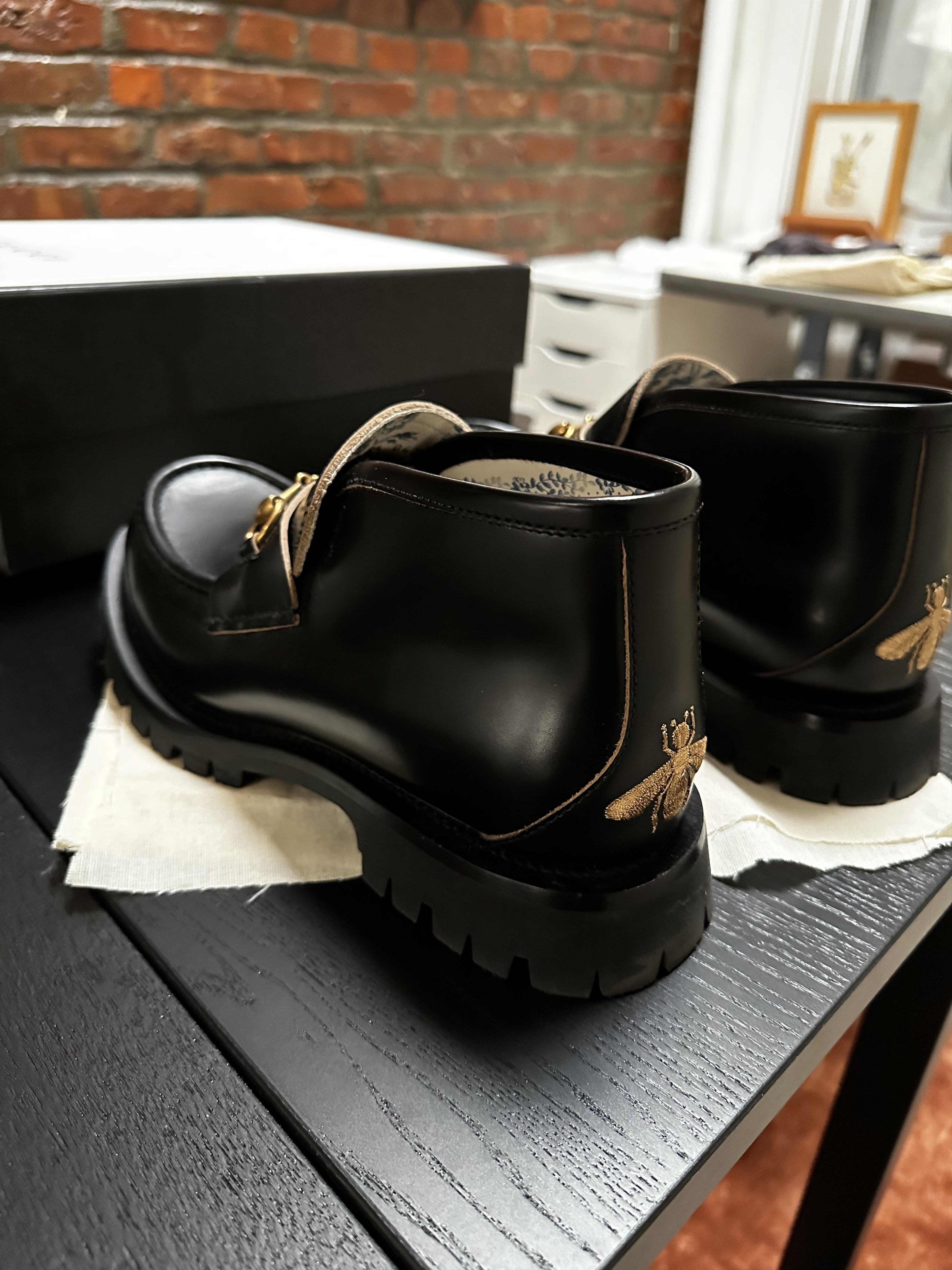 Gucci Horsebit Accent Leather Rain Boots Size US 8.5 / EU 41-42 - 3 Thumbnail