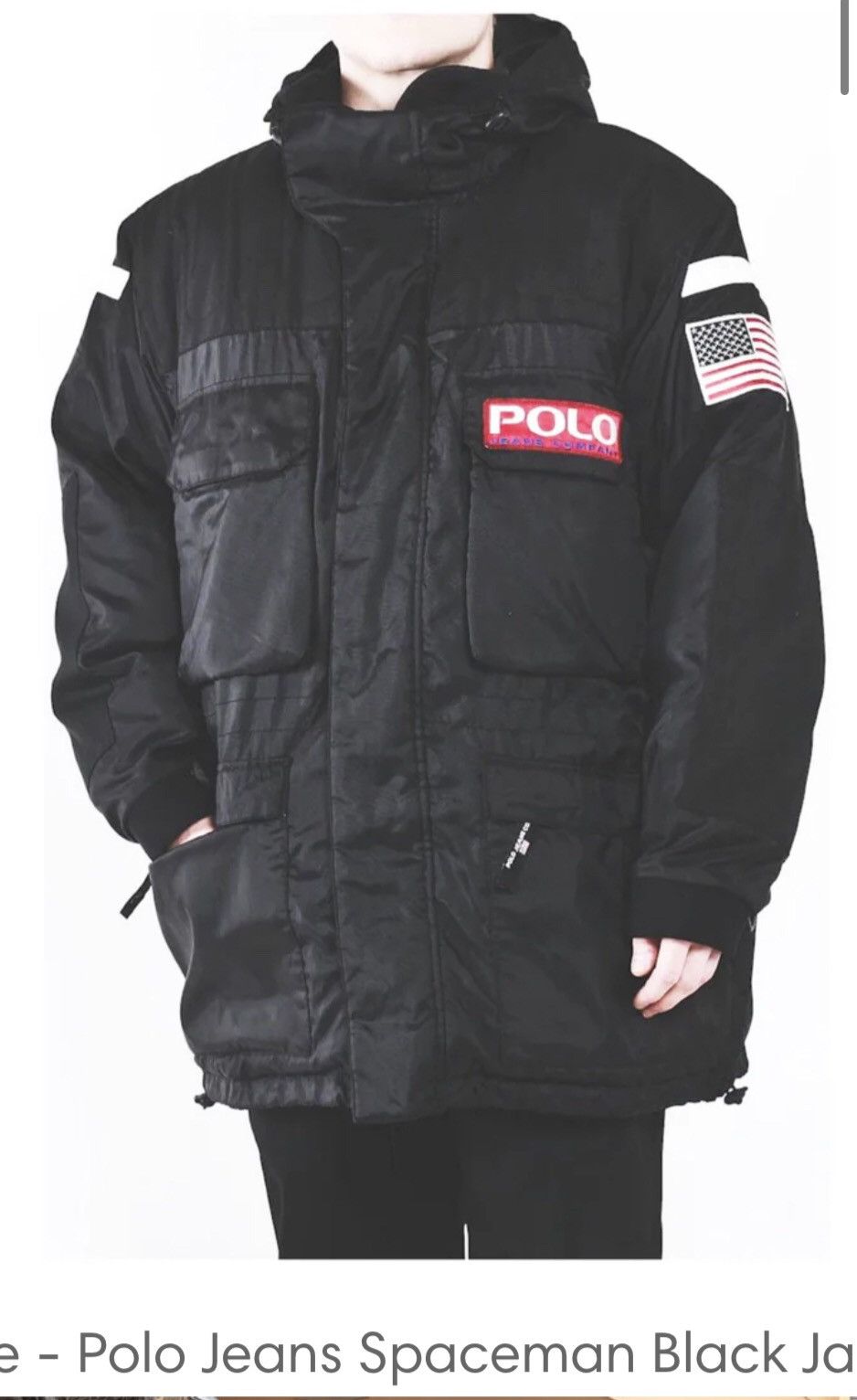 Japanese Brand × NASA × Polo Ralph Lauren NASA x Polo Ralph Lauren coat usaZip Fleece Jacket Size US L / EU 52-54 / 3 - 1 Thumbnail