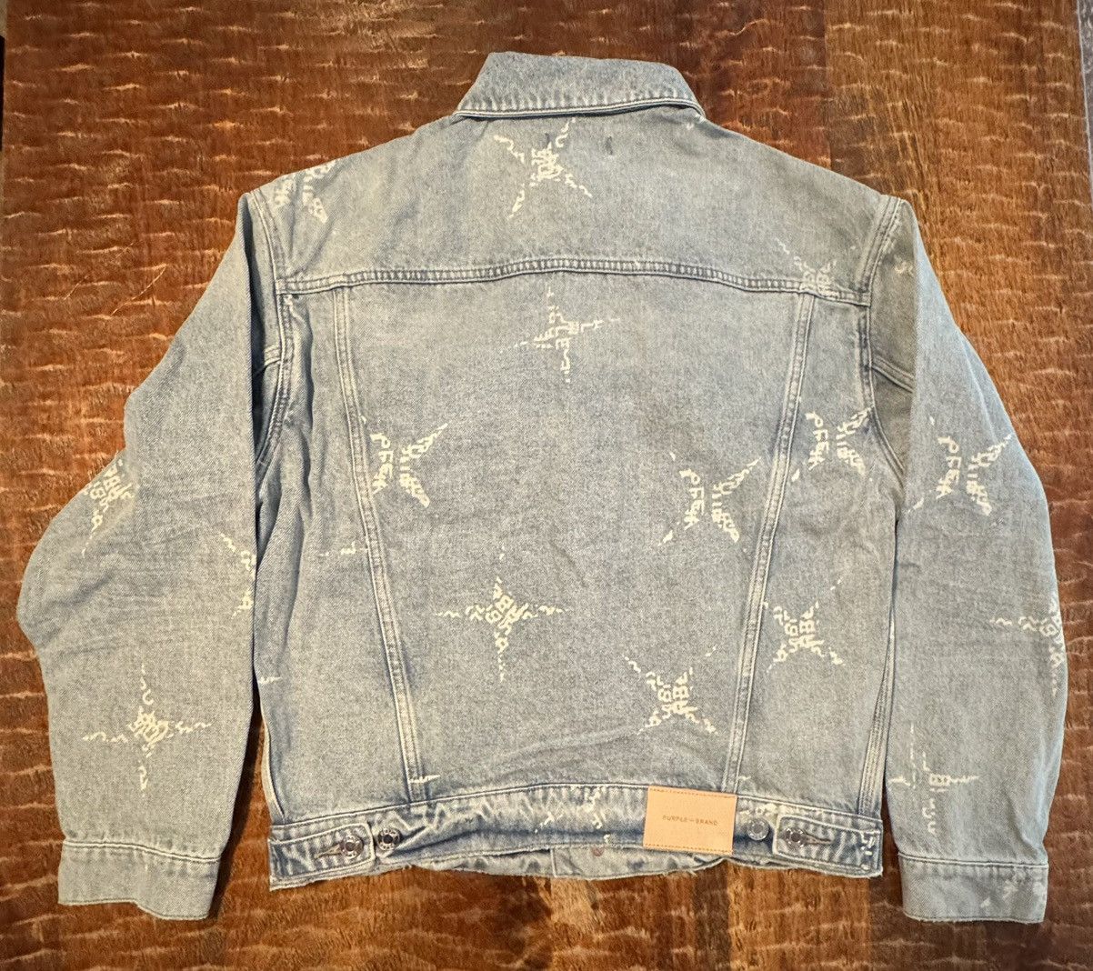Purple Brand Purple Brand Monogram Oversized Indigo Jacket S Small Size US S / EU 44-46 / 1 - 2 Thumbnail