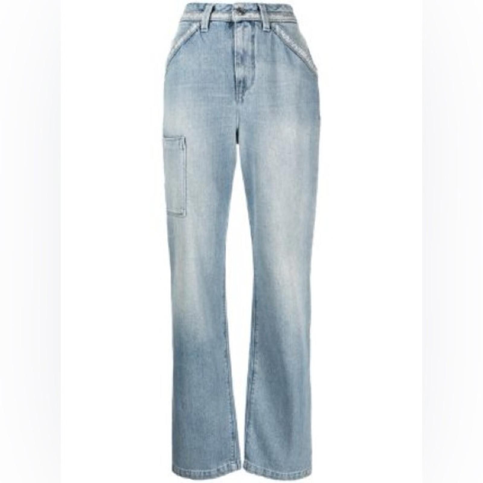 Rta RtA Light Blue Straight Leg Women's Jeans Size 24" / US 00 / IT 34 - 3 Thumbnail