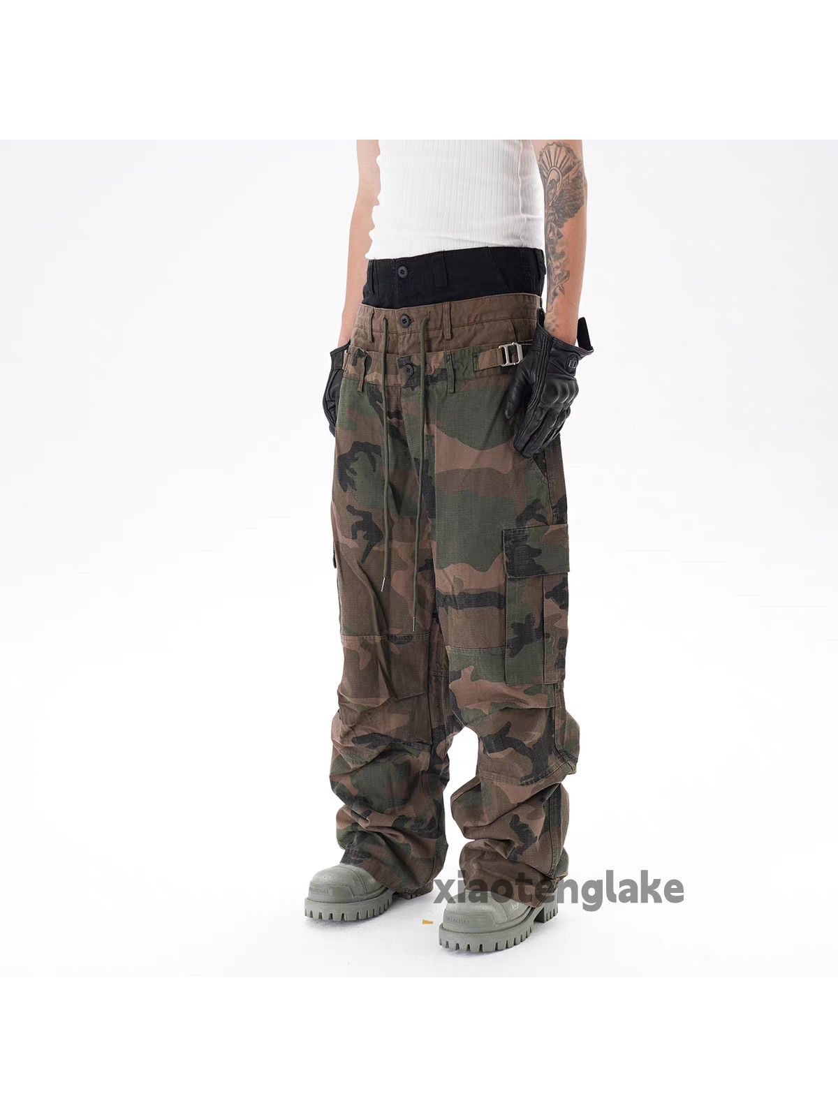 Vintage ltx military outdoor tactical cargo camo hiphop pants Size US 32 / EU 48 - 3 Thumbnail