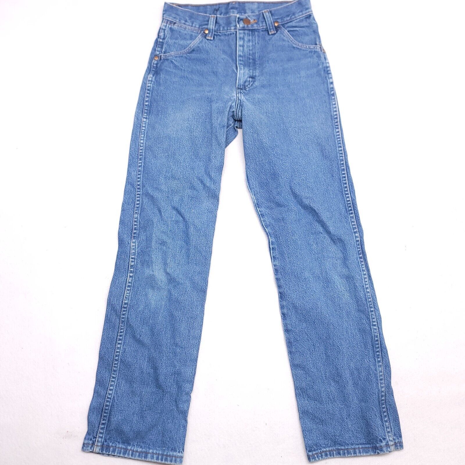 Wrangler Wrangler Casual Button Zip Denim Jeans Womens Size 14 Blue Size 36" / US 14 / IT 50 - 2 Thumbnail