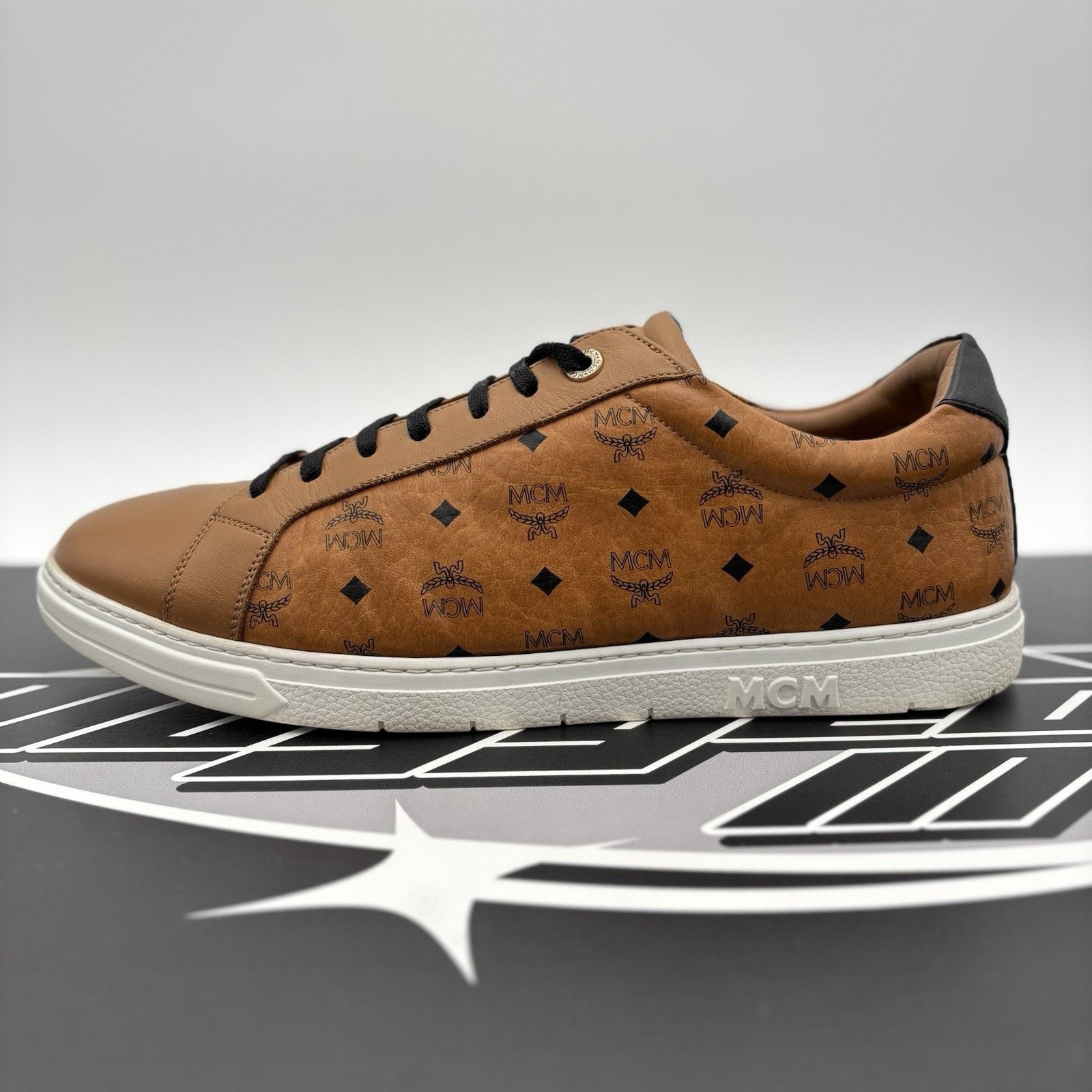 MCM MCM Terrain monogram-print sneakers | GOOD CONDITION! Size US 12 / EU 45 - 11 Thumbnail
