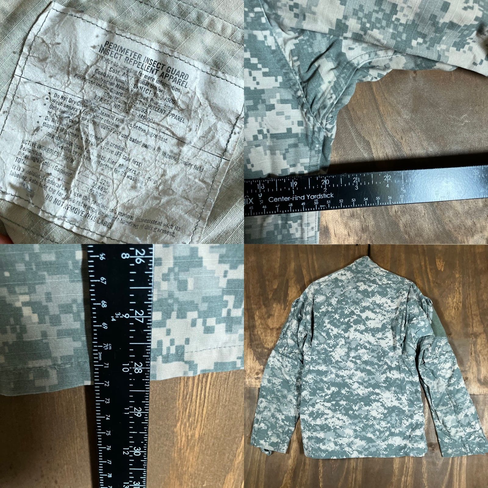 Vintage VINTAGE Army Combat Mens Coat ACU Green Camouflage UCP Uniform Digicam Small Long Jacket Mens Green Camouflage ACU Digicam Small Long Size US S / EU 44-46 / 1 - 8 Thumbnail