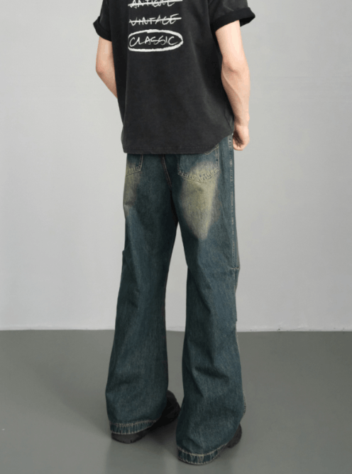 Japanese Brand × Jean American retro washed distressed bootcut jeans Size US 32 / EU 48 - 3 Thumbnail