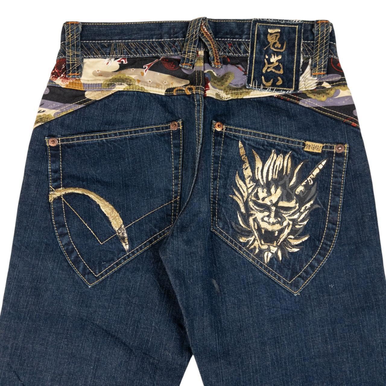 Designer Vintage Oniarai Devil Japanese Denim Jeans Size W29 Size US 28 / EU 44 - 2 Thumbnail