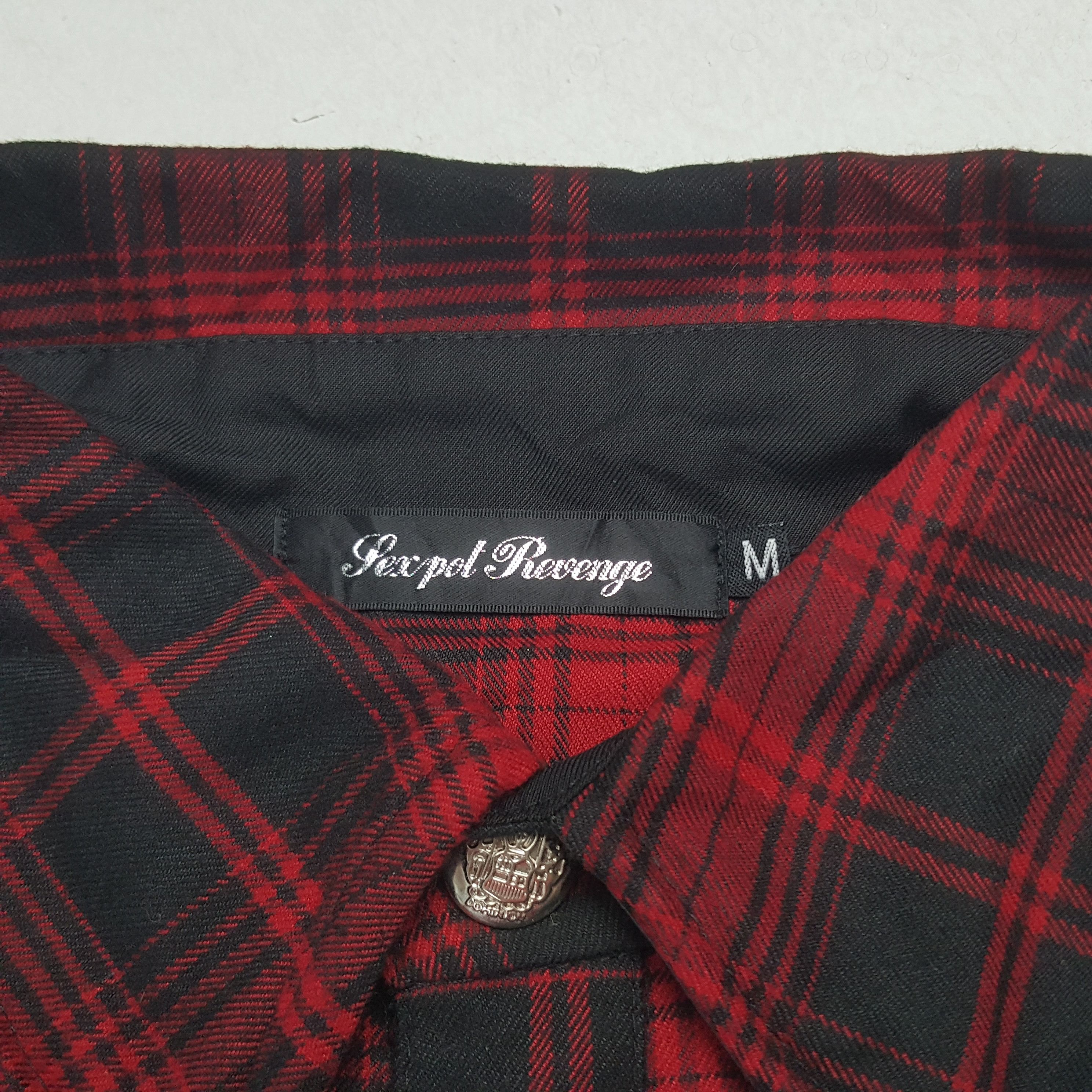 If Six Was Nine × Japanese Brand × Vintage Vintage Sexpot Revenge Punk Style Button Up Jacket C287N26 Size US XS / EU 42 / 0 - 7 Thumbnail