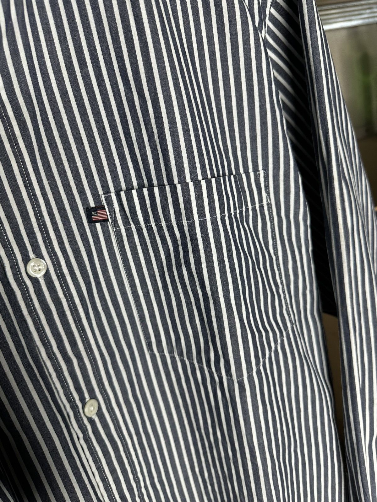 Polo Ralph Lauren Polo Jeans Company Ralph Lauren Striped Button Down Shirt Size US L / EU 52-54 / 3 - 3 Thumbnail