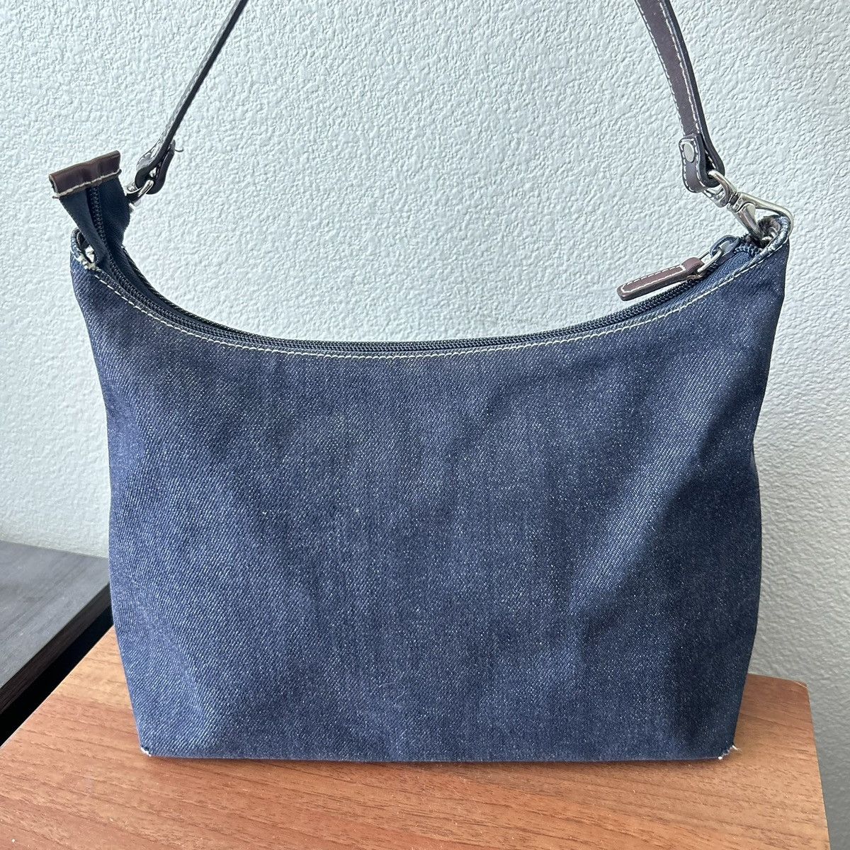 Lauren Ralph Lauren Vintage Lauren by Ralph Lauren Denim Shoulder Purse Size ONE SIZE - 5 Thumbnail