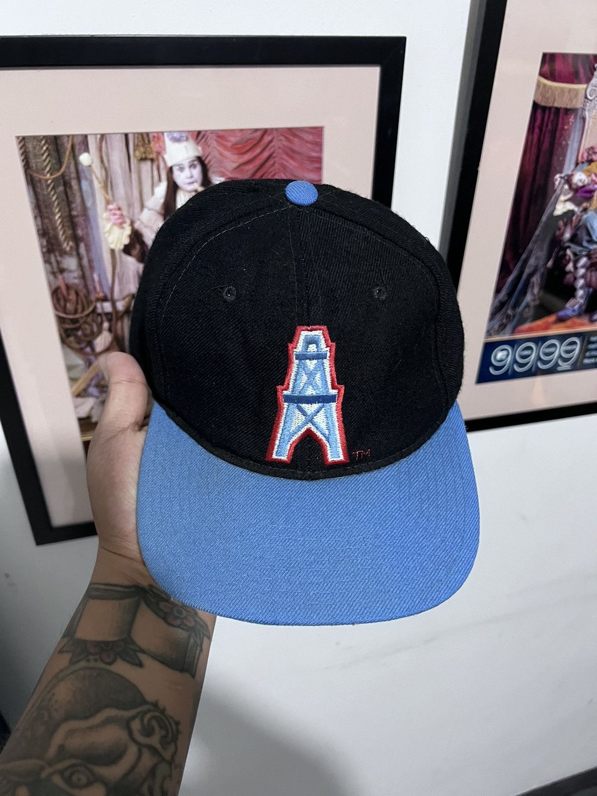 Houston Oilers starter vintage cap