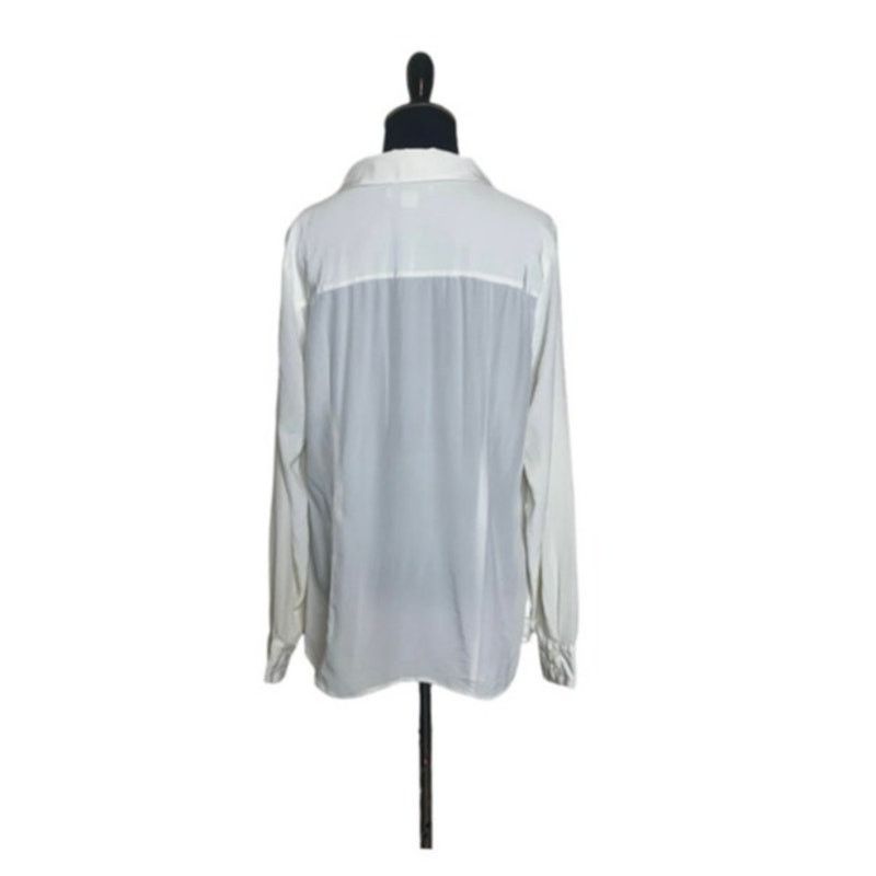 Pendleton Pendleton cream silk long sleeves button shirt size 14 Size XL / US 12-14 / IT 48-50 - 2 Thumbnail