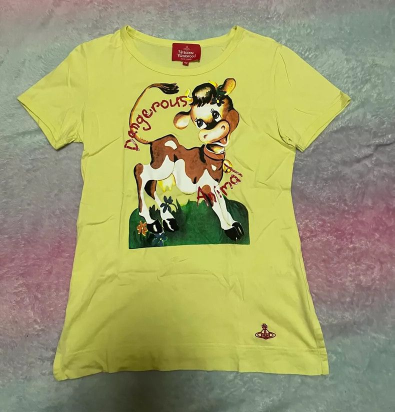 Vivienne Westwood Vivienne Westwood Grass cow letter print short sleeves Size M / US 6-8 / IT 42-44 - 1 Thumbnail