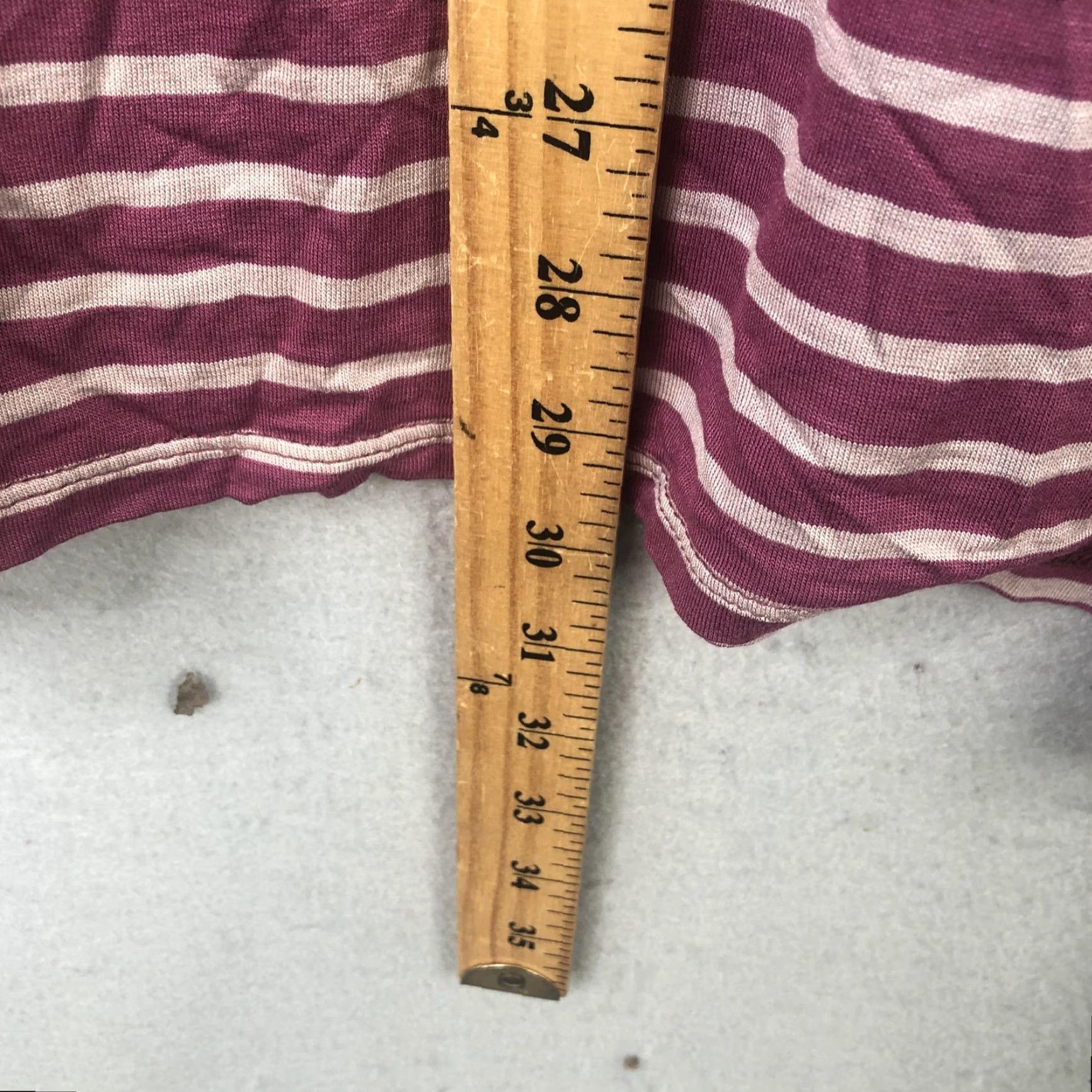 Vintage Logo Lori Goldstein Shirt Womens XL Purple Striped Tunic Athleisure Comfy Size XL / US 12-14 / IT 48-50 - 4 Thumbnail
