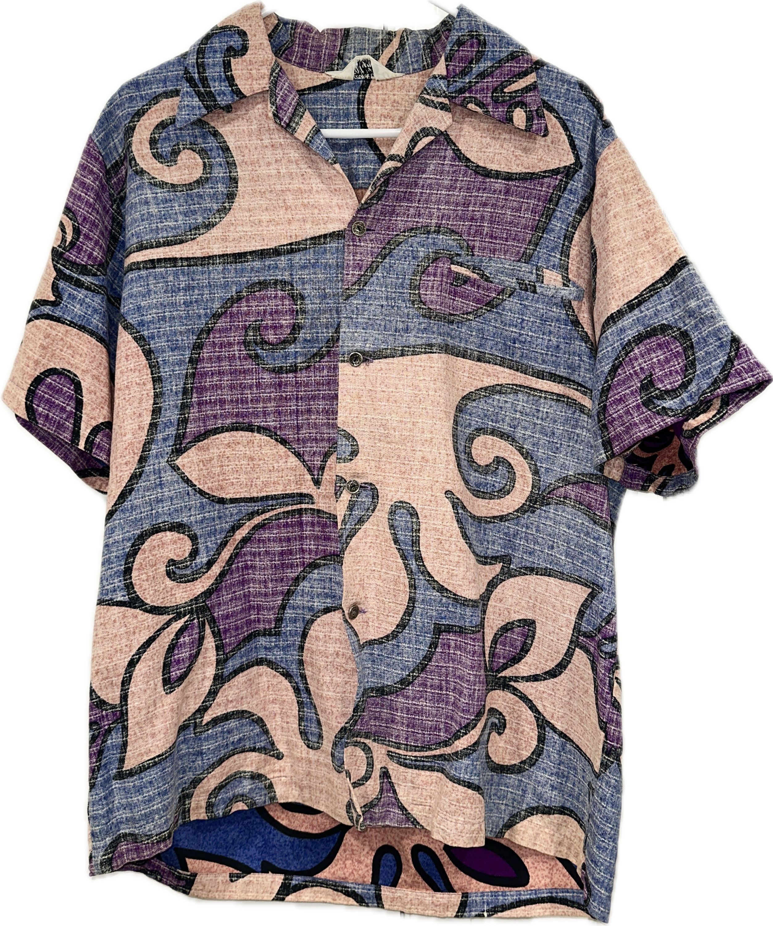 Other Vintage 80s Hawaiian Bar Cloth Shirt Size US M / EU 48-50 / 2 - 1 Thumbnail