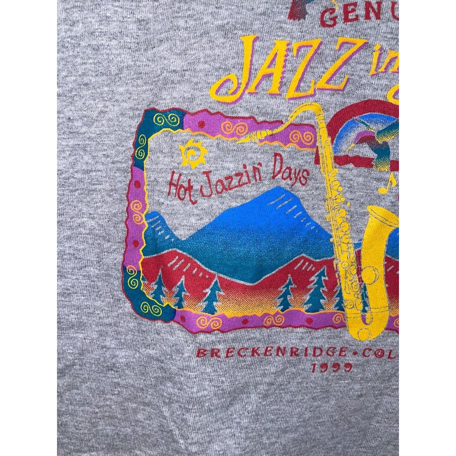 Anvil Vintage Womens Jazz In July Shirt Tee Top Music 1999 Large Size L / US 10 / IT 46 - 3 Thumbnail