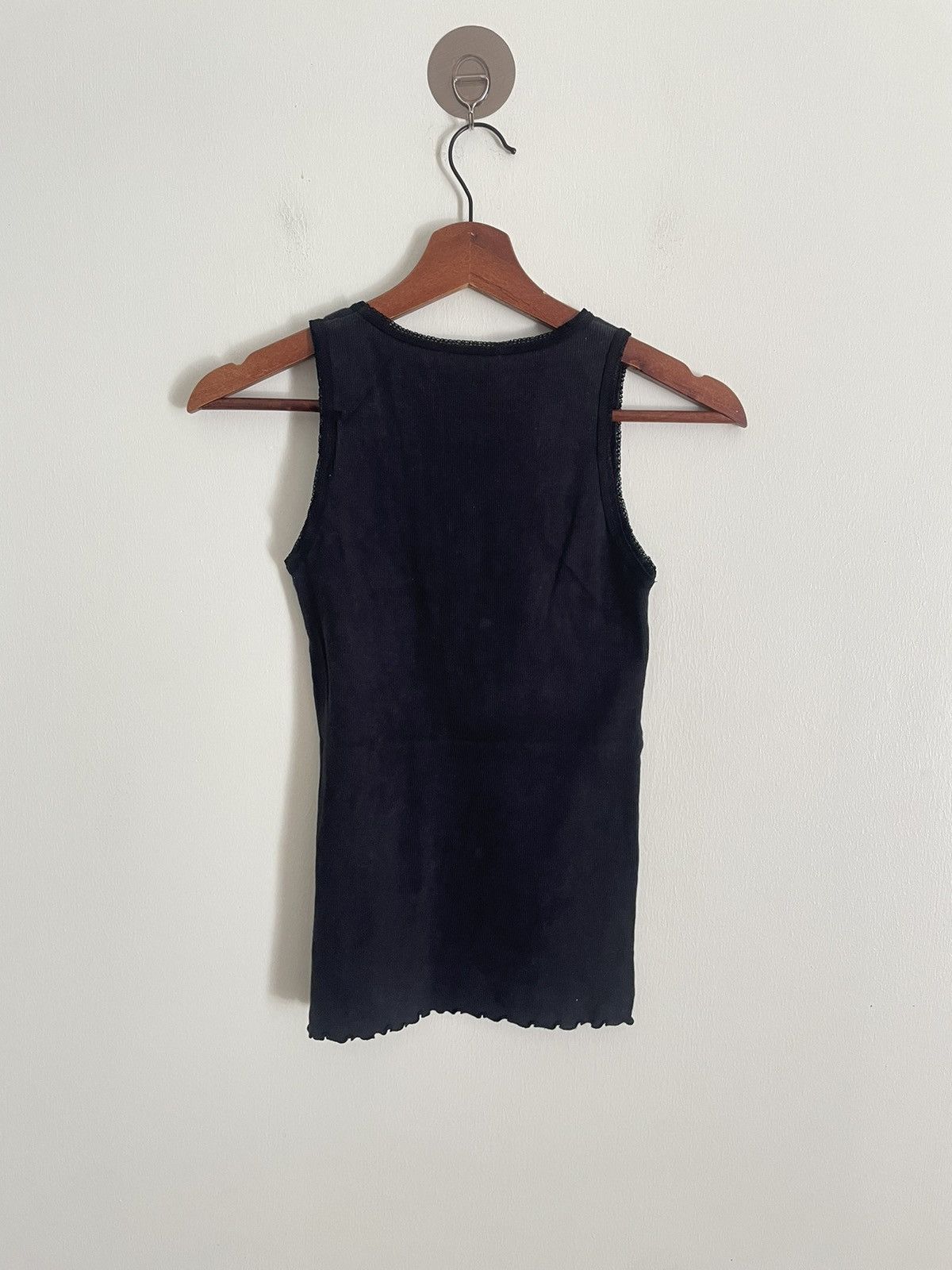Marithe + Francois Girbaud × Vintage Marithe + Francois Girbaud black tank top Size M / US 6-8 / IT 42-44 - 2 Thumbnail