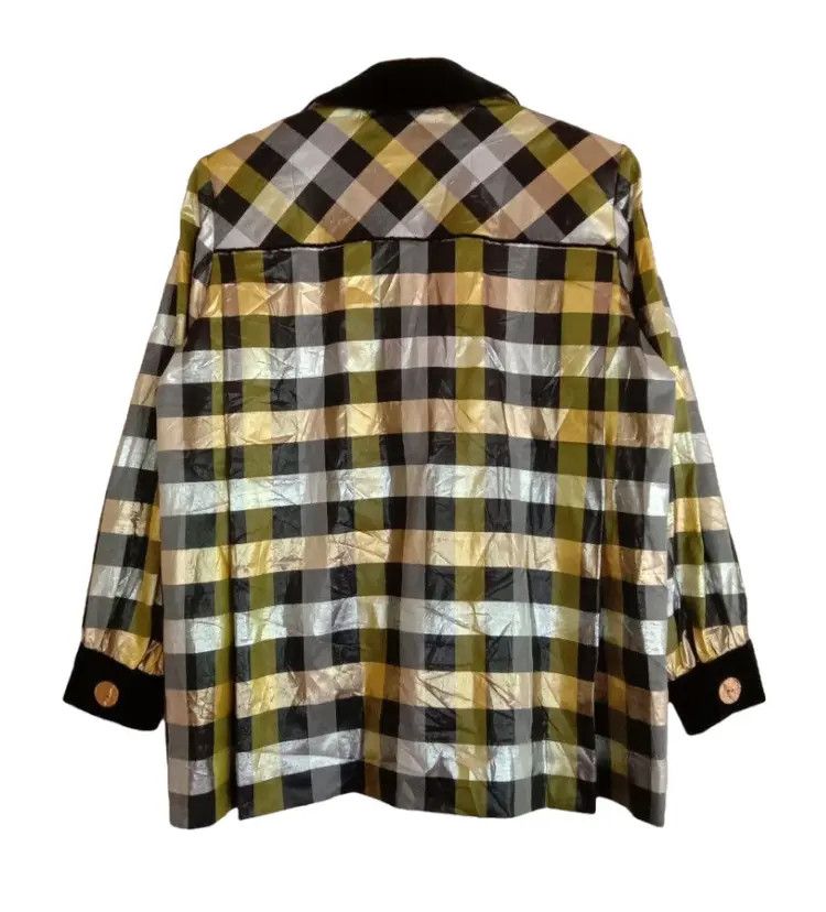 Yves Saint Laurent YSL Yves Saint Laurent Plaid Design Blazer Jacket Size XL / US 12-14 / IT 48-50 - 8 Thumbnail