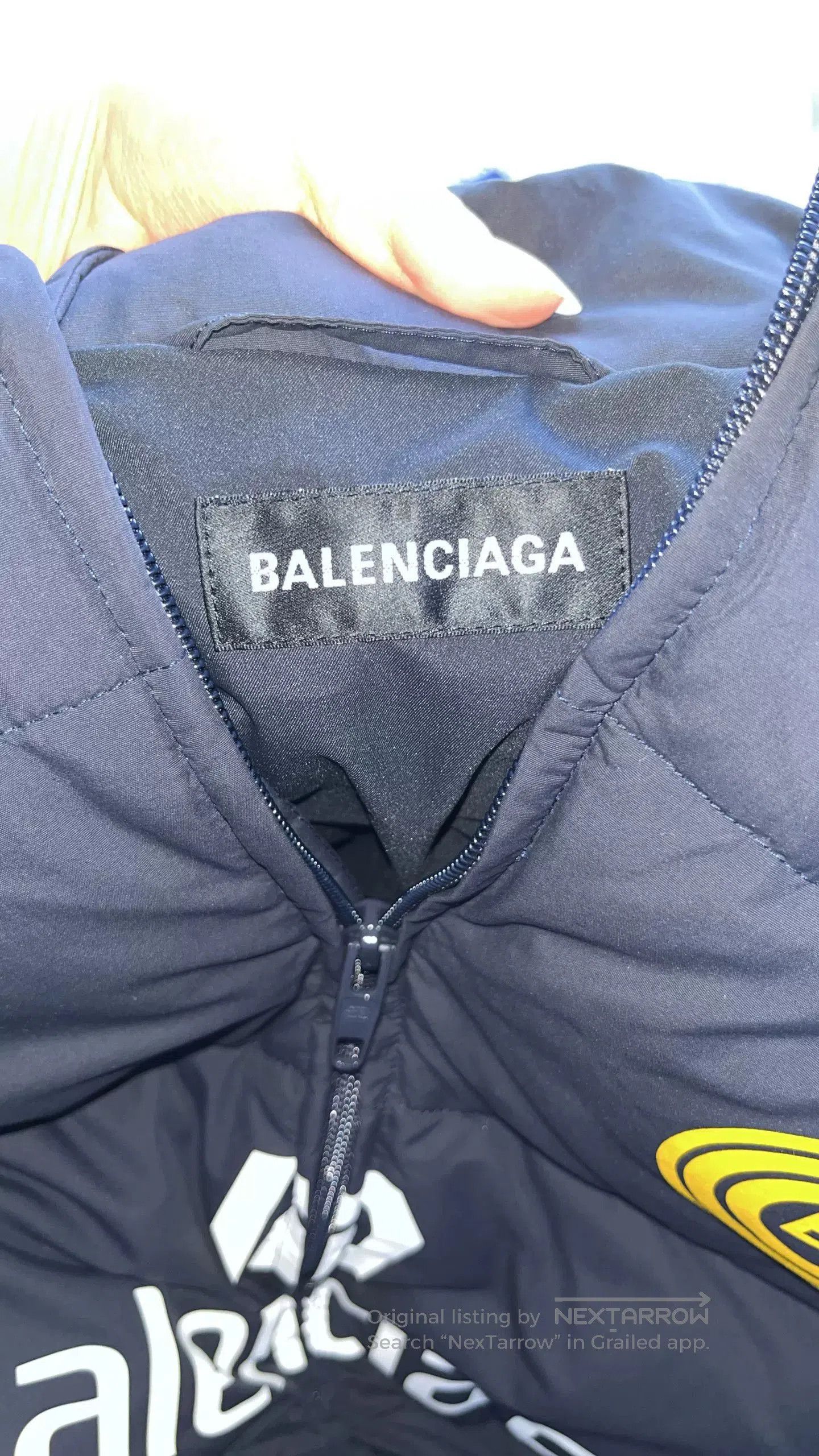 Balenciaga Balenciaga Football Print Logo Down Jacket. Size US S / EU 44-46 / 1 - 6 Thumbnail