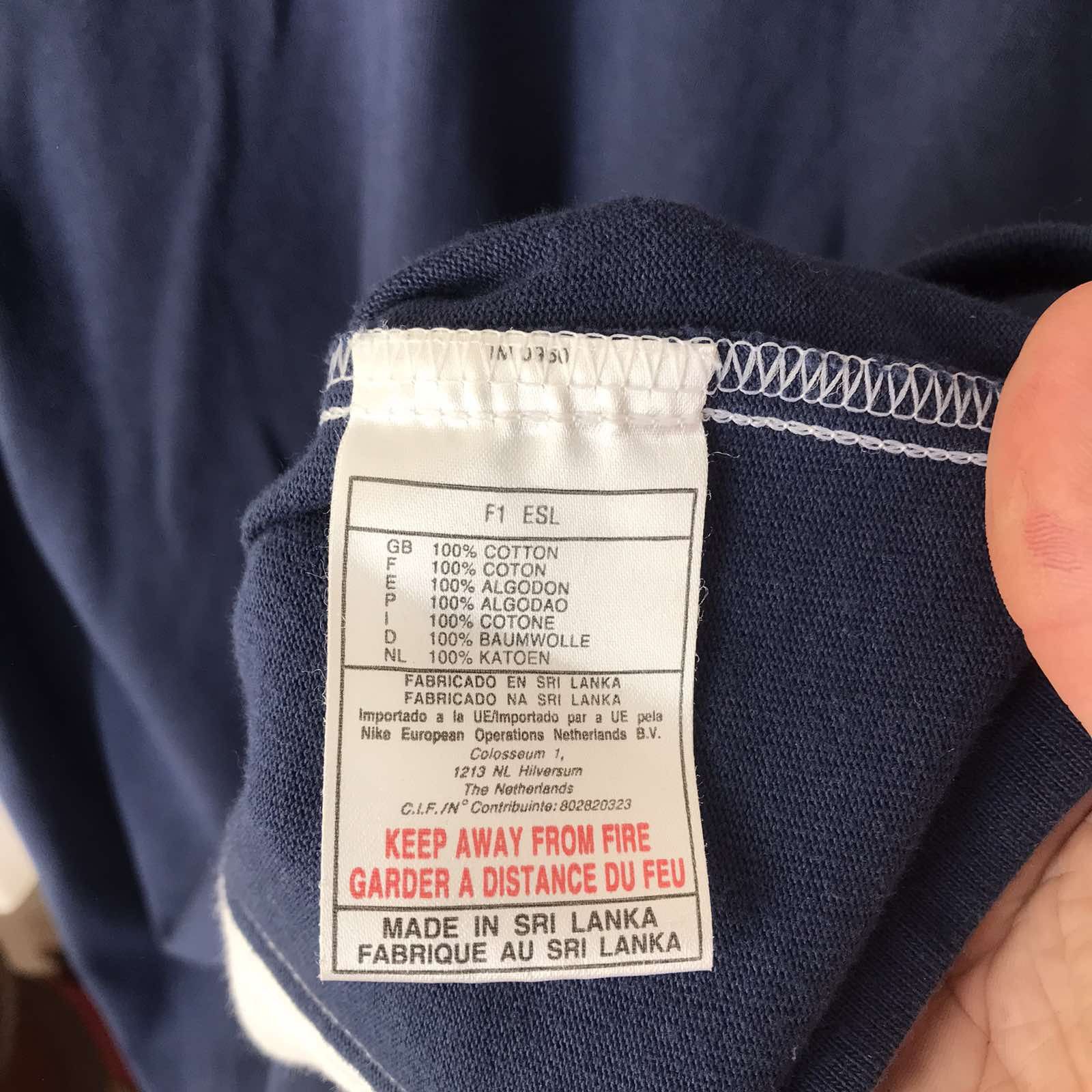 Nike Vintage Nike France Blockcore Rugby jersey Sz L Size US L / EU 52-54 / 3 - 4 Thumbnail