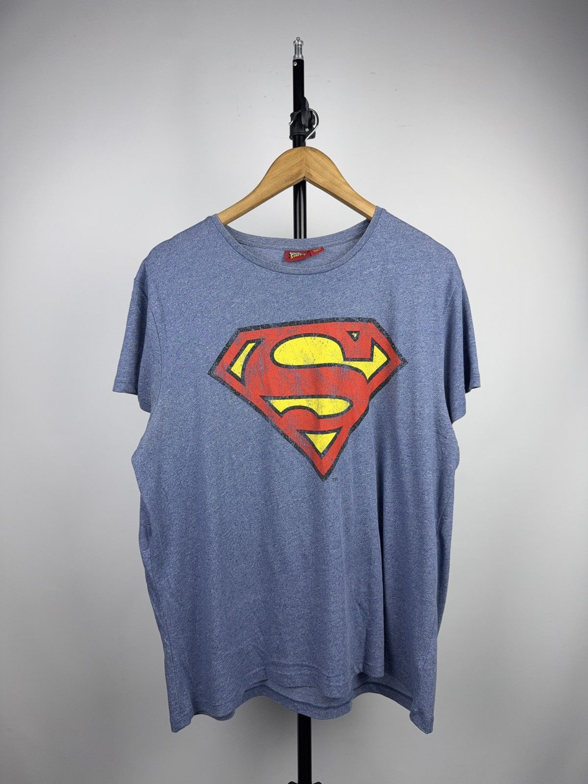 DC Comics 2018 Superman DC Comics Movie Heather Blue Logo Tee T Shirt Size US L / EU 52-54 / 3 - 1 Thumbnail