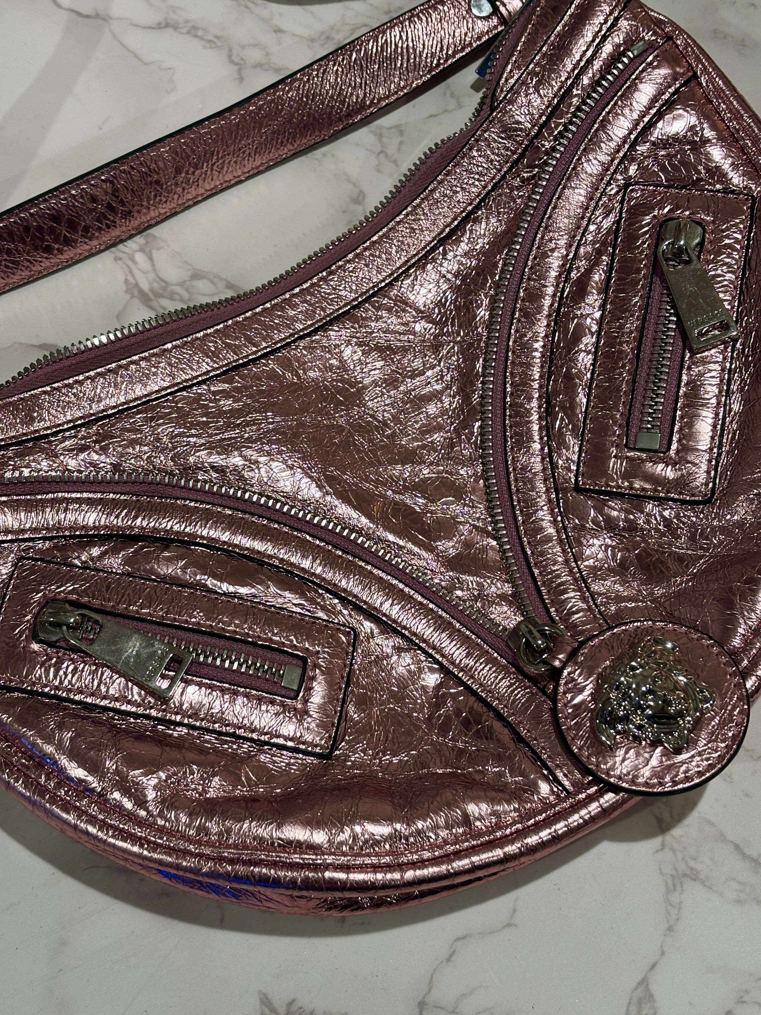 Versace Versace Carry All Metallic Pink Size ONE SIZE - 4 Thumbnail