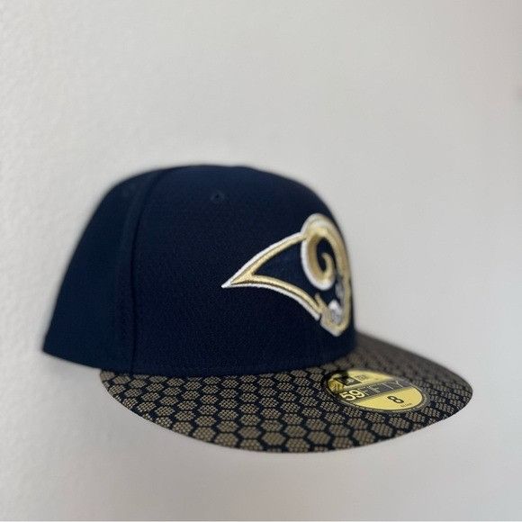 New Era New Era Flat Brim 59FIFTY Sideline Los Angeles Rams Sz 8 Size ONE SIZE - 2 Thumbnail