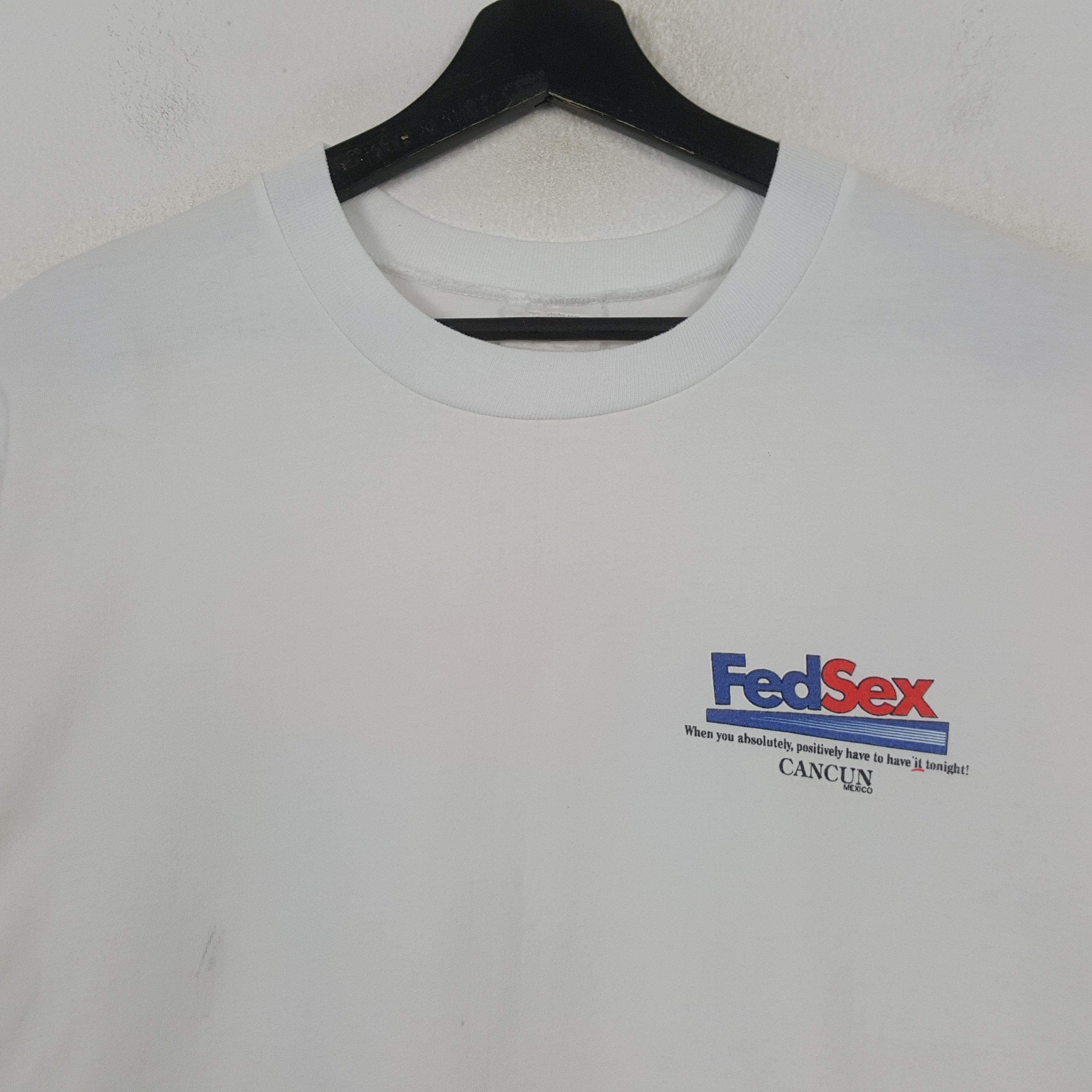 Vintage Fedsex Cancun Mexico Parody Style Tshirt RR20 Size US L / EU 52-54 / 3 - 4 Thumbnail