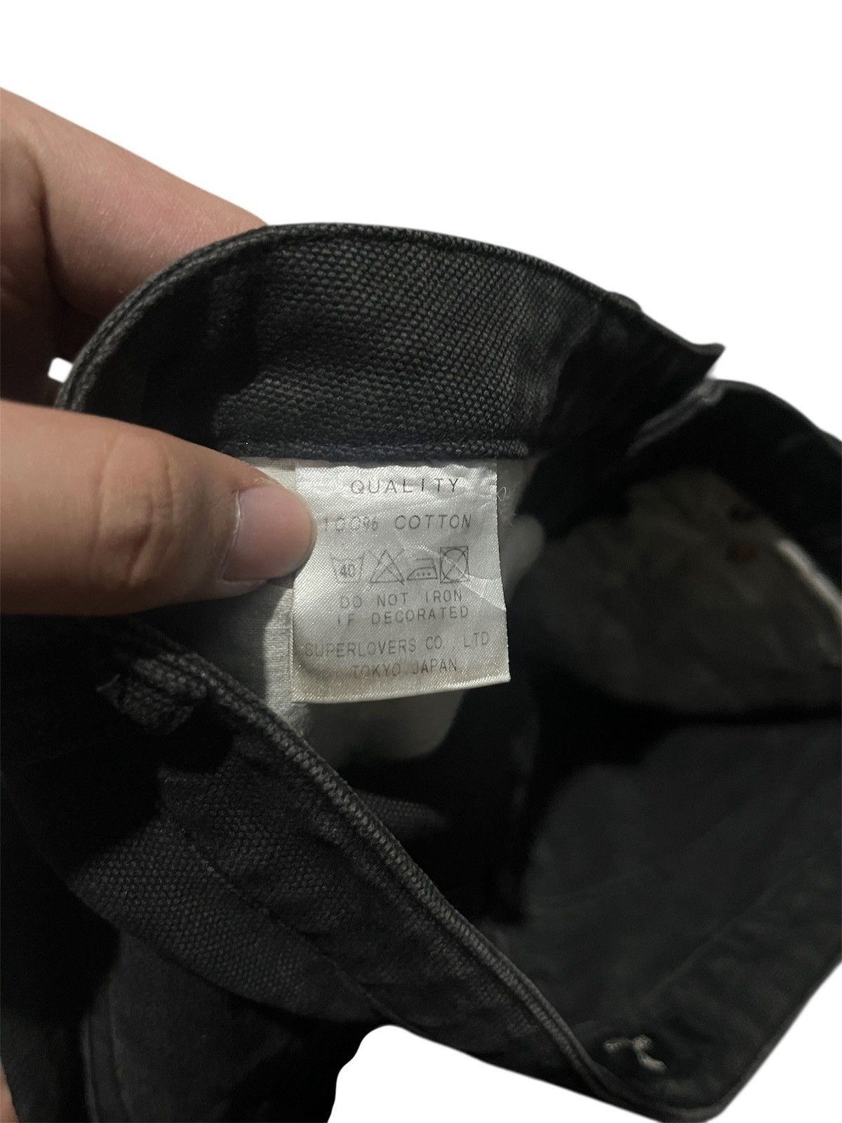 Super Lovers Super Lover Side Stripe Logo Black Jean Size US 29 - 8 Thumbnail