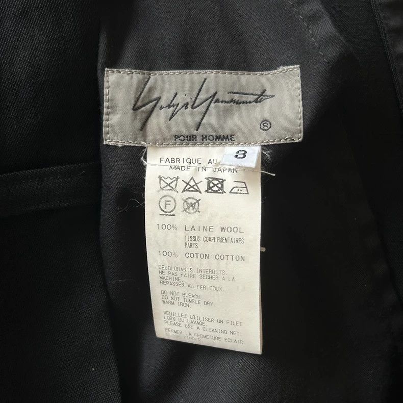 Yohji Yamamoto Yohji Yamamoto Yohji Yamamoto Blue Striped Zipper Trousers Size US 43 - 7 Thumbnail