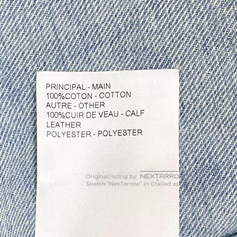Louis Vuitton Louis Vuitton 25 blue washed logo embroidered cotton lapel Size US L / EU 52-54 / 3 - 8 Thumbnail
