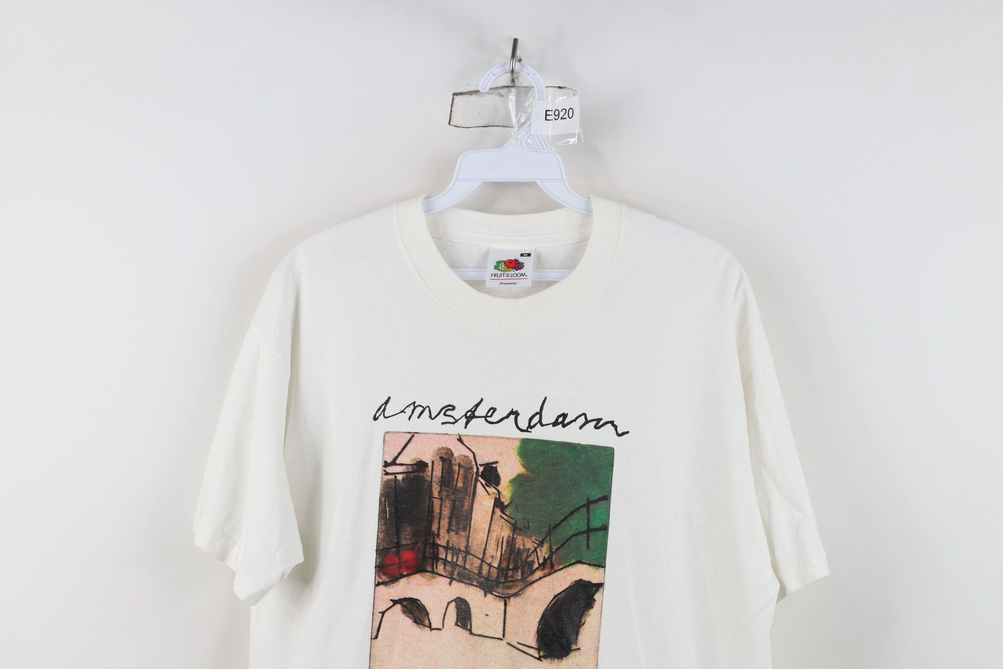 Vintage Vintage 90s Art Amsterdam Holland Short Sleeve T-Shirt Size US M / EU 48-50 / 2 - 2 Thumbnail