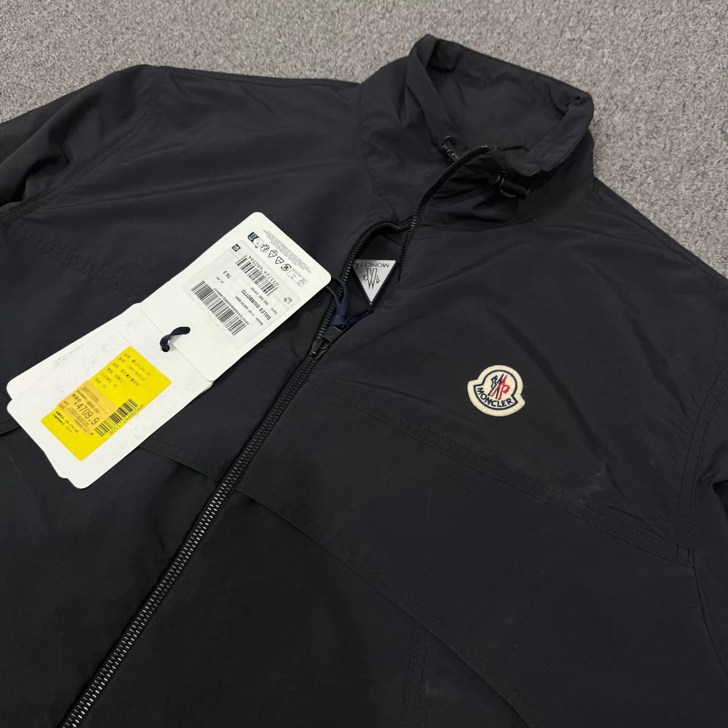 Moncler Moncler Gales Black Zip Collar Jacket NWT Size 3 Size US L / EU 52-54 / 3 - 3 Thumbnail