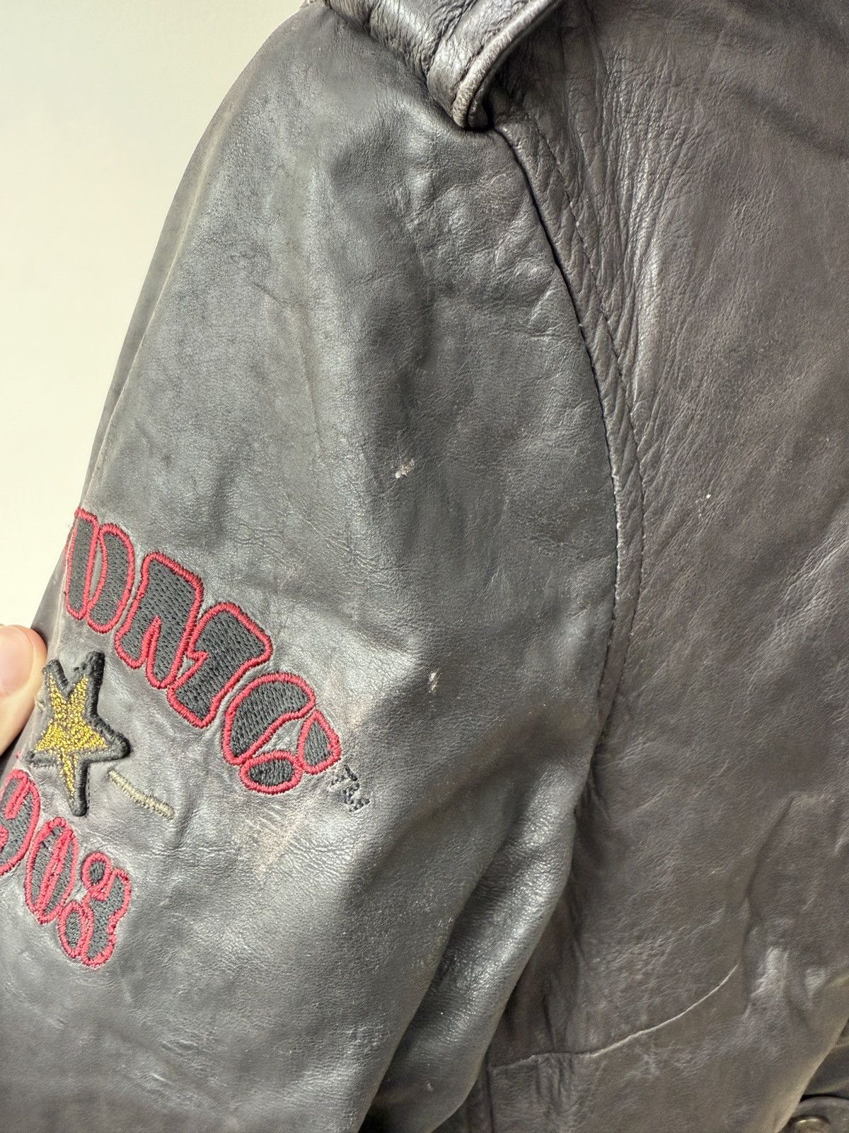 Harley Davidson Vintage Harley-Davidson Archive Faded Leather Women's Jacket Size S / US 4 / IT 40 - 4 Thumbnail