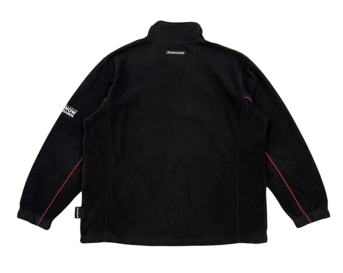 Japanese Brand Bridgestone Blizzak Salomon Snowboards Fleece Jacket Size US L / EU 52-54 / 3 - 2 Thumbnail