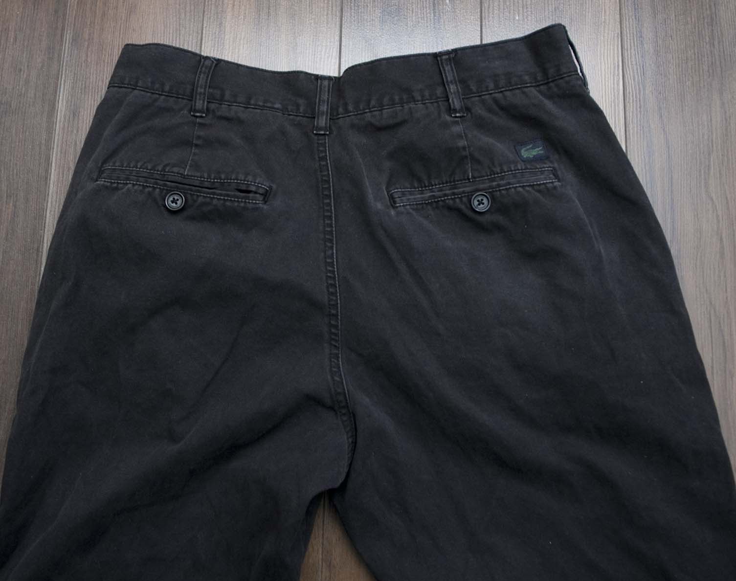 Lacoste Lacoste Pants Size 31x31.5 Black Size US 31 - 4 Thumbnail