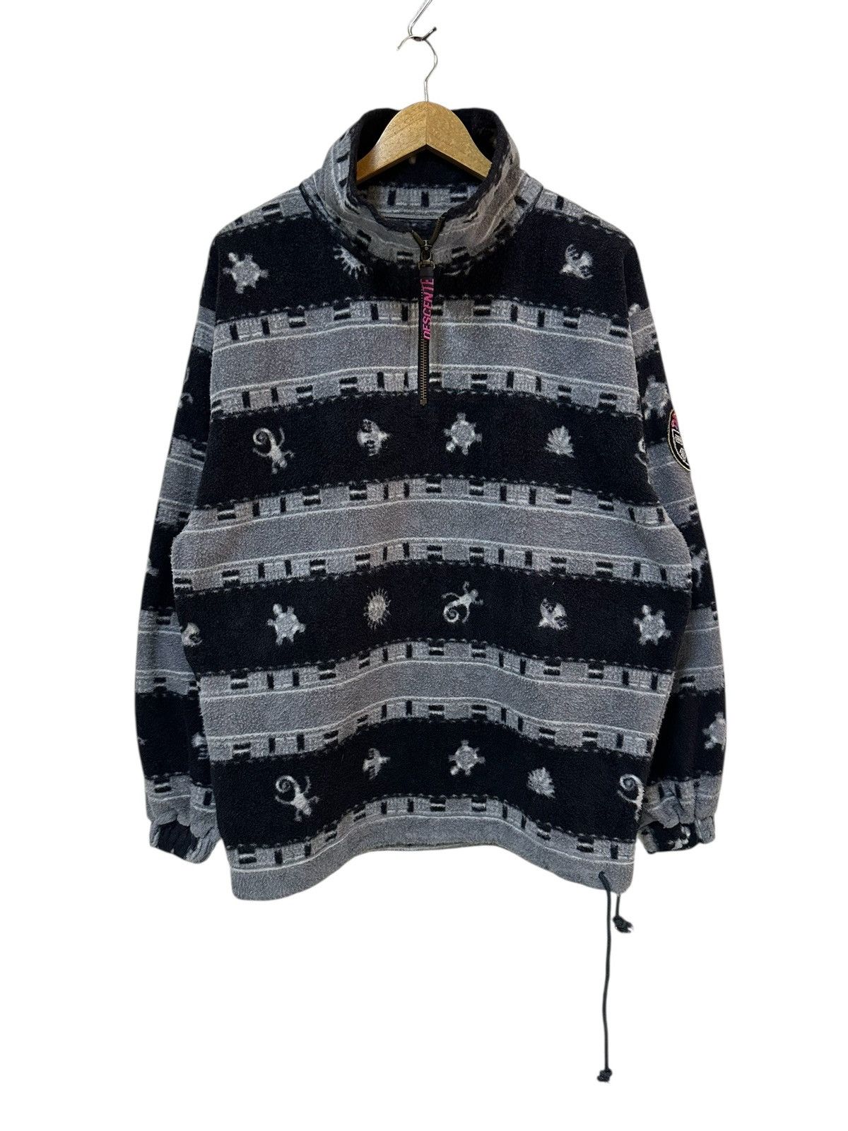 Descente vintage 90s descente navajo half zip fleece Size US L / EU 52-54 / 3 - 1 Thumbnail