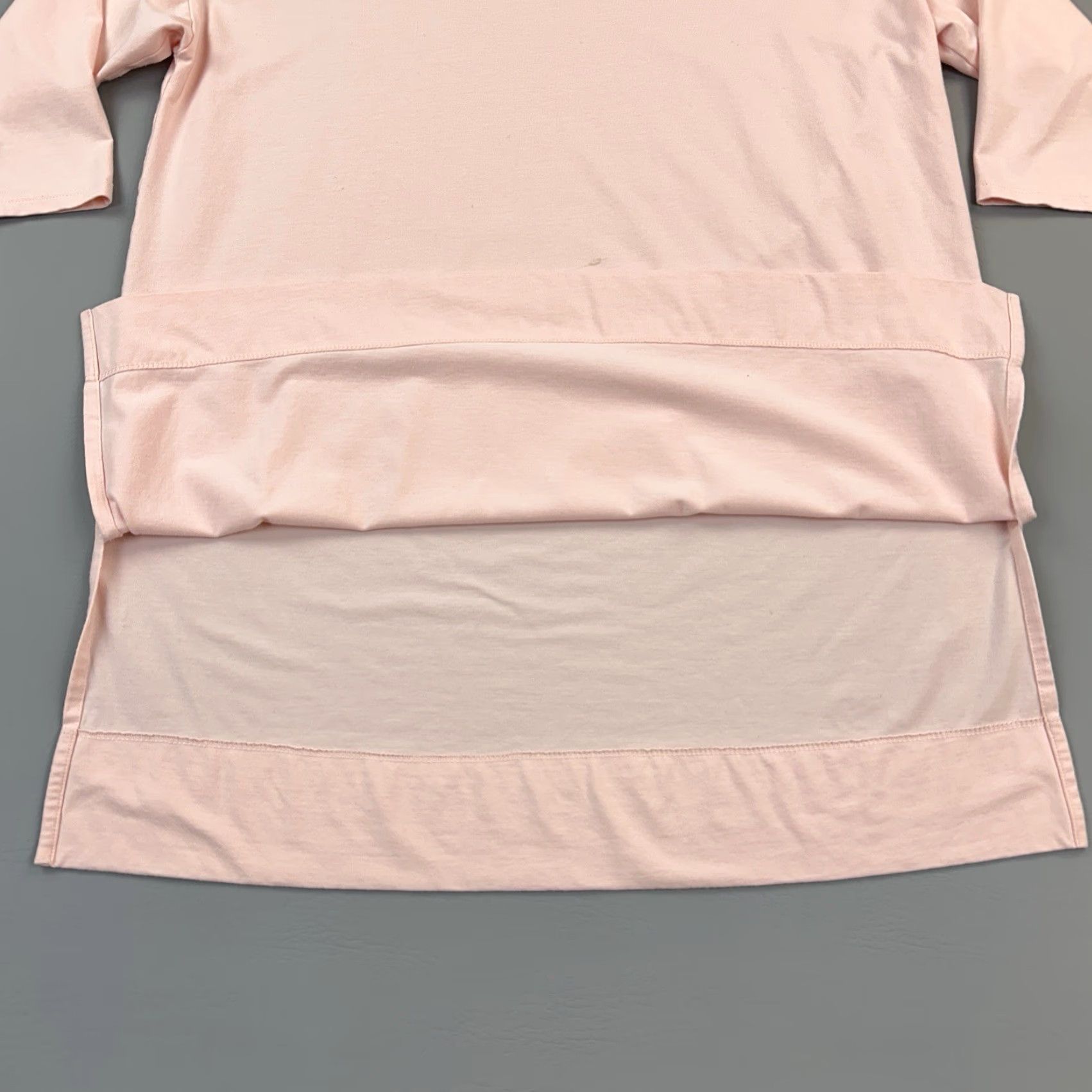 J. Jill J Jill Shirt Women's Small Pale Pink Luxe Supima Ballet Sleeve Tunic Size S / US 4 / IT 40 - 2 Thumbnail