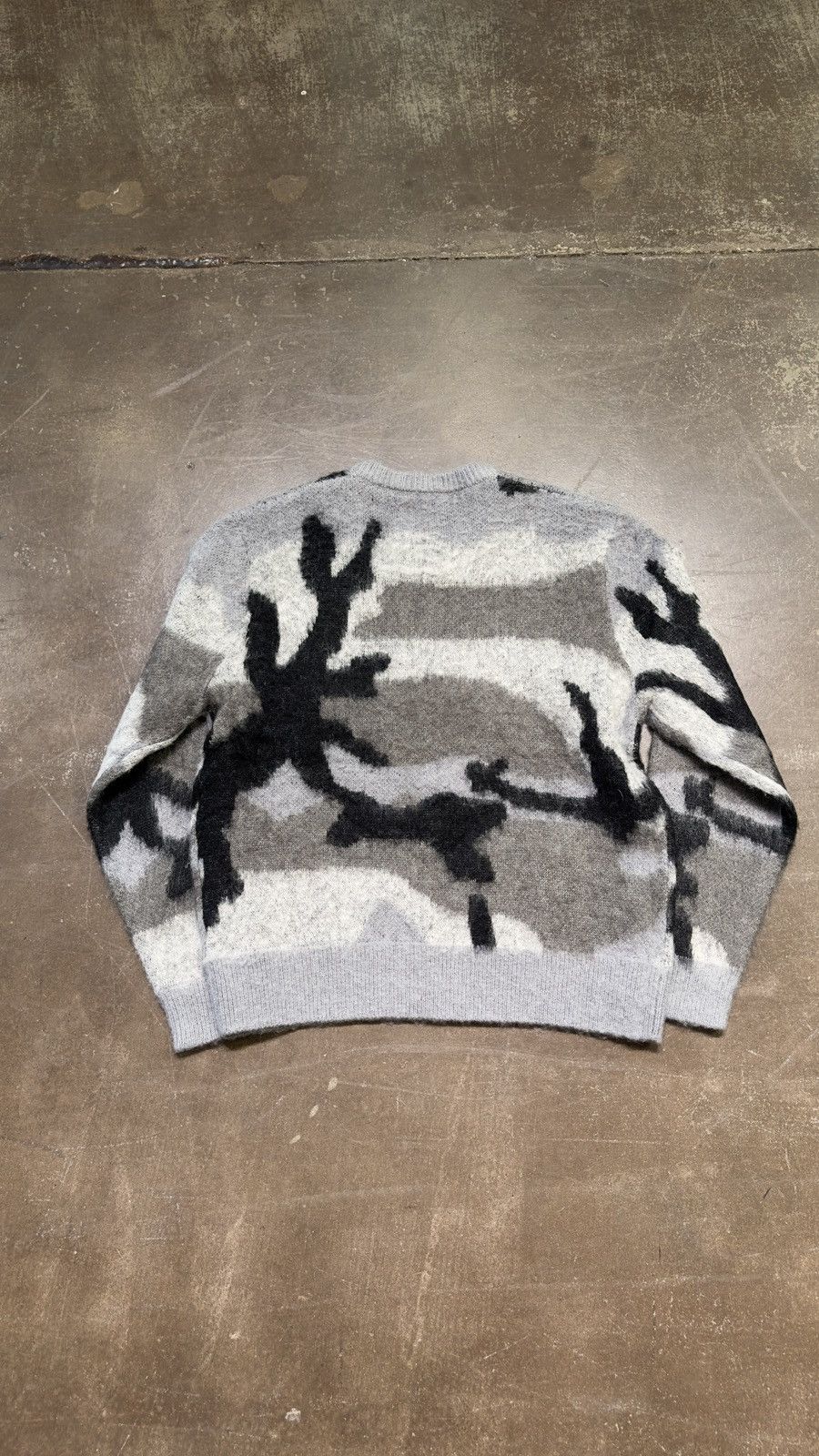 Corteiz mohair Mサイズ Corteiz C Star Mohair Knit Sweater Cream Men's - FW23 - US