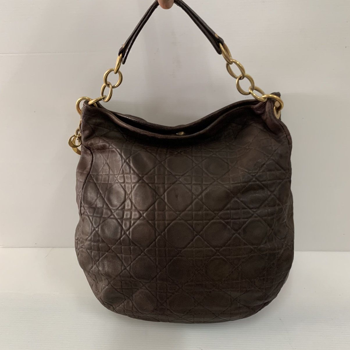 Christian Dior Monsieur Christian Dior Leather Shoulder Bag Size ONE SIZE - 3 Thumbnail
