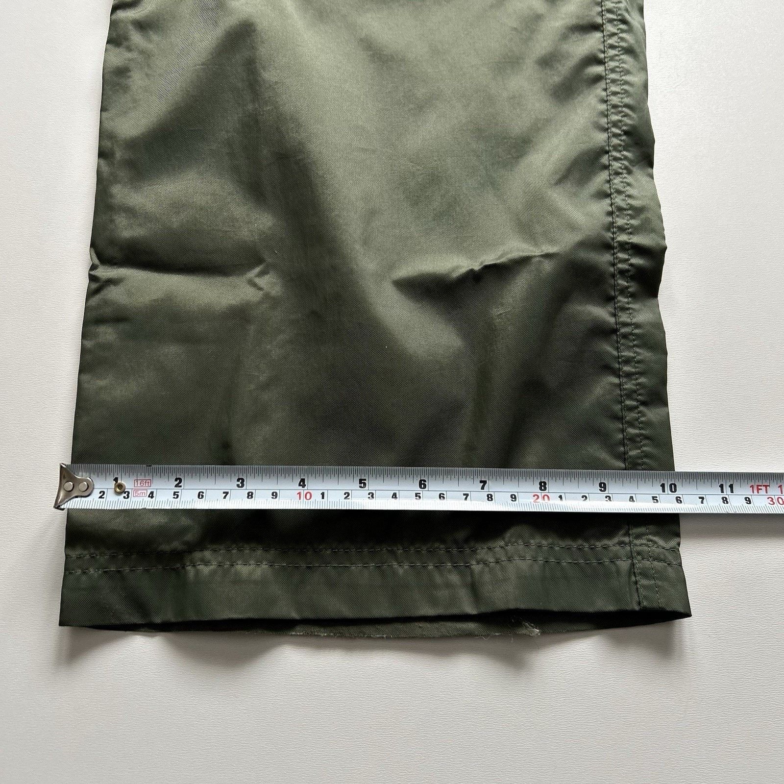 Nike × Vintage Vintage 90s Nike Pants Large Green Windbreaker Track Swoosh Size US 32 / EU 48 - 8 Thumbnail
