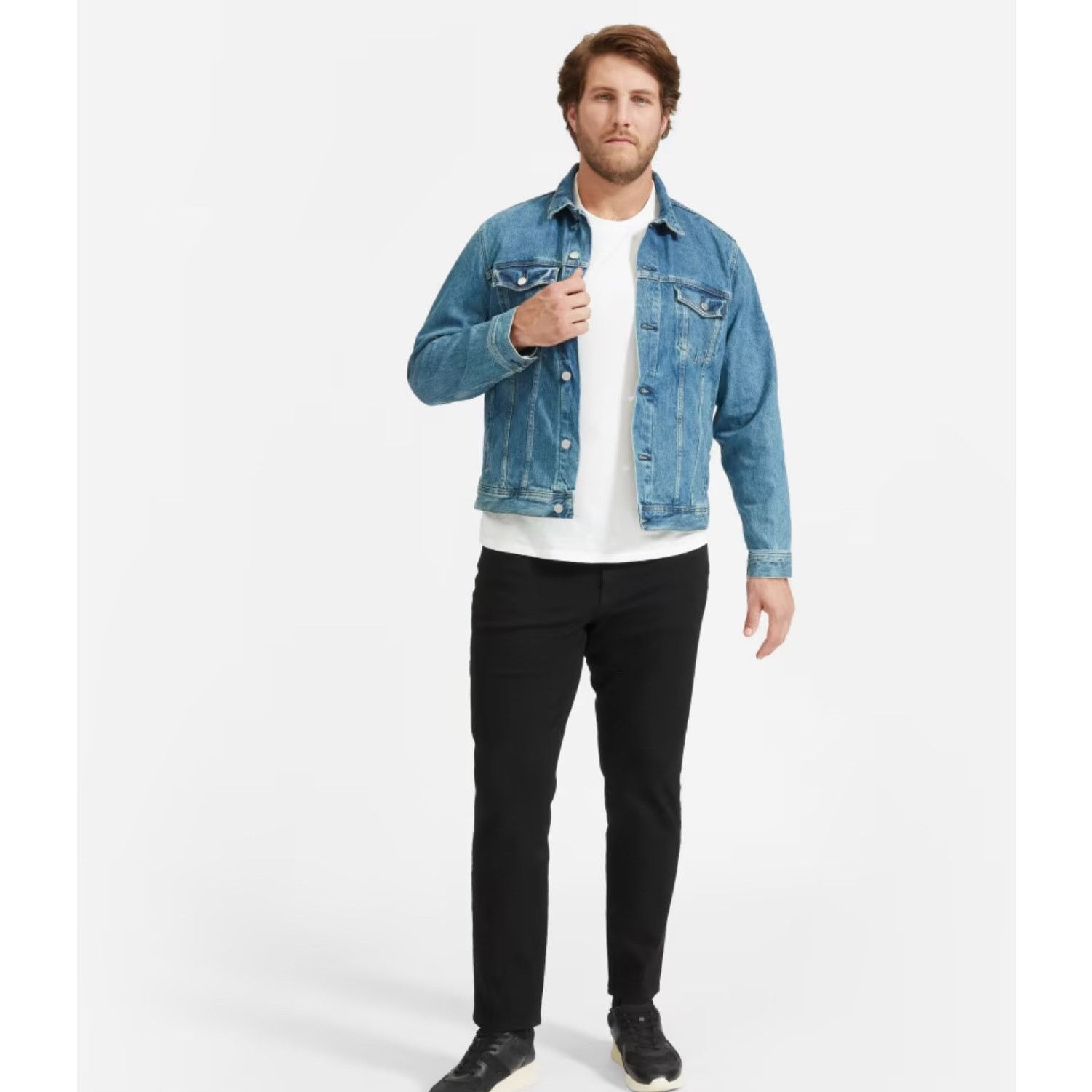 Everlane NWT Everlane The Athletic Stretch Organic Jean Black 38x32 Size 38" / US 16 / IT 52 - 1 Thumbnail