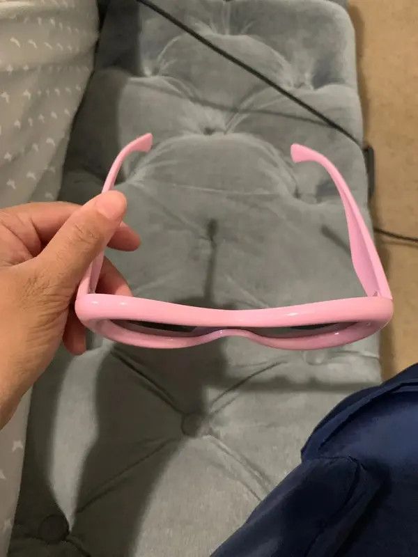 Electric Visual Pink Oval Candy Color Goggle Sun Glasses Size ONE SIZE - 3 Thumbnail