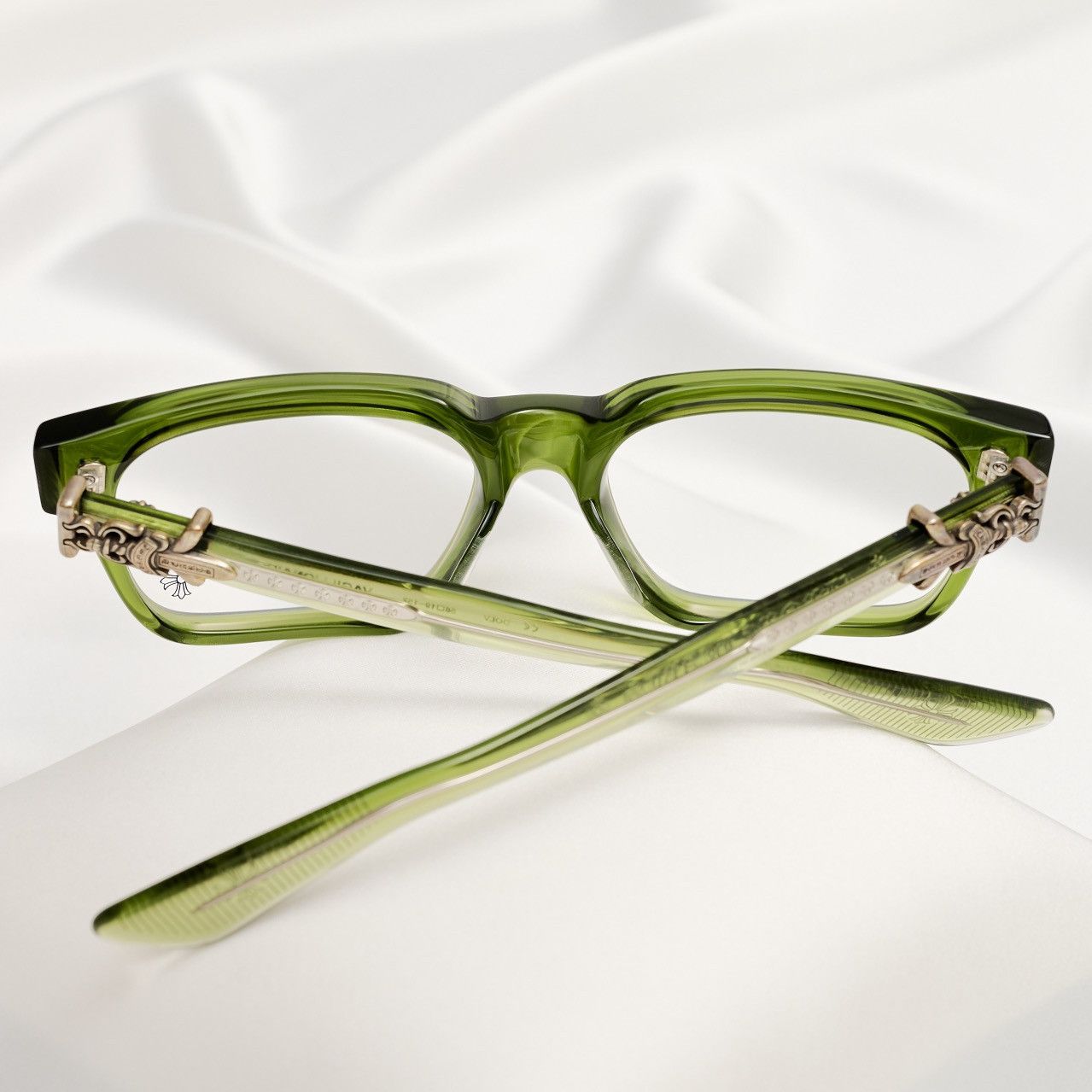 Chrome Hearts CHROME HEARTS VAGILLIONAIRE I DARK OLIVE GLASSES Size ONE SIZE - 7 Thumbnail