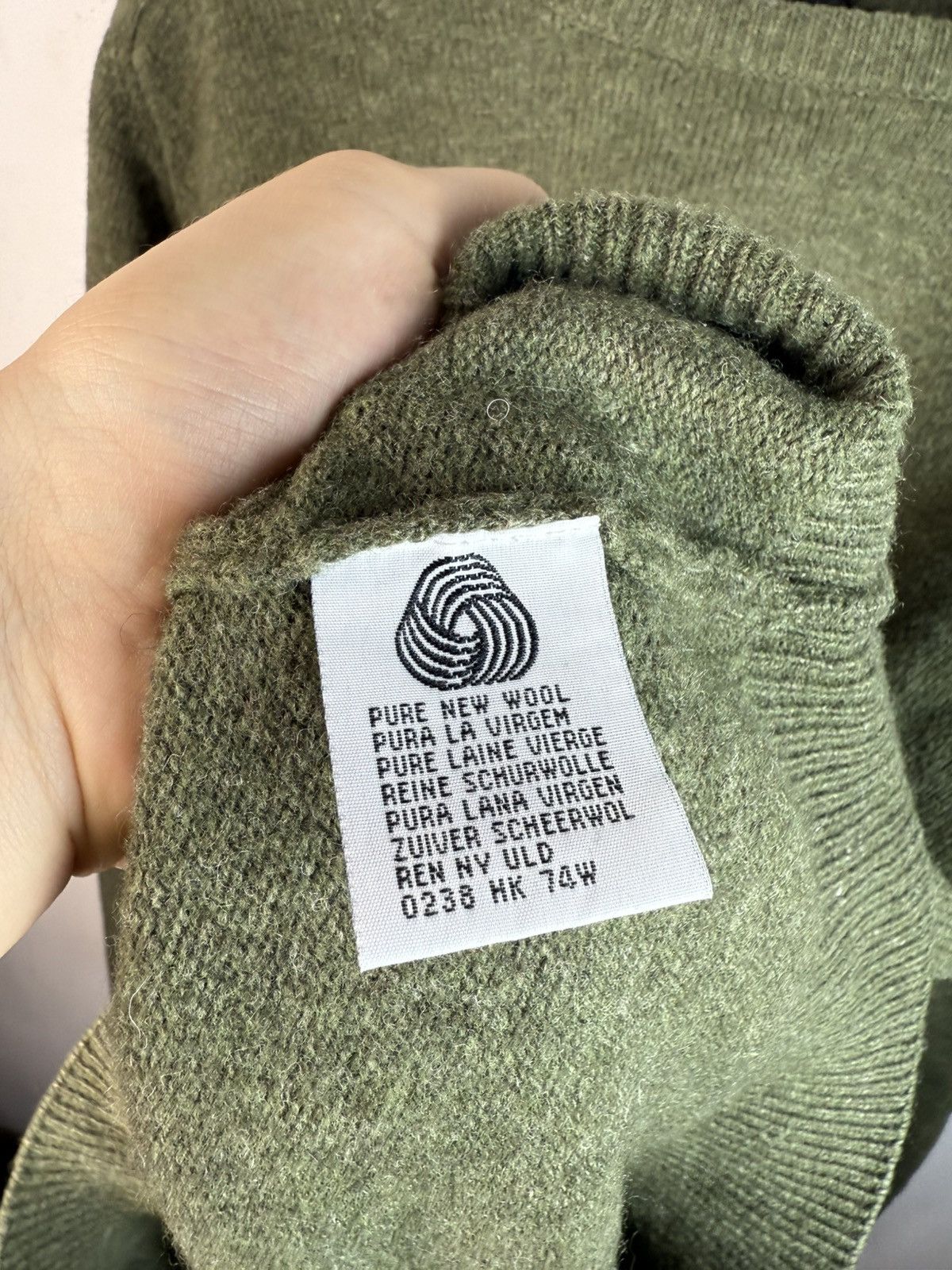 Yves Saint Laurent 90s Wool YSL Sweater Green Soft knitted YSL Sweatshirt Size US XL / EU 56 / 4 - 5 Thumbnail